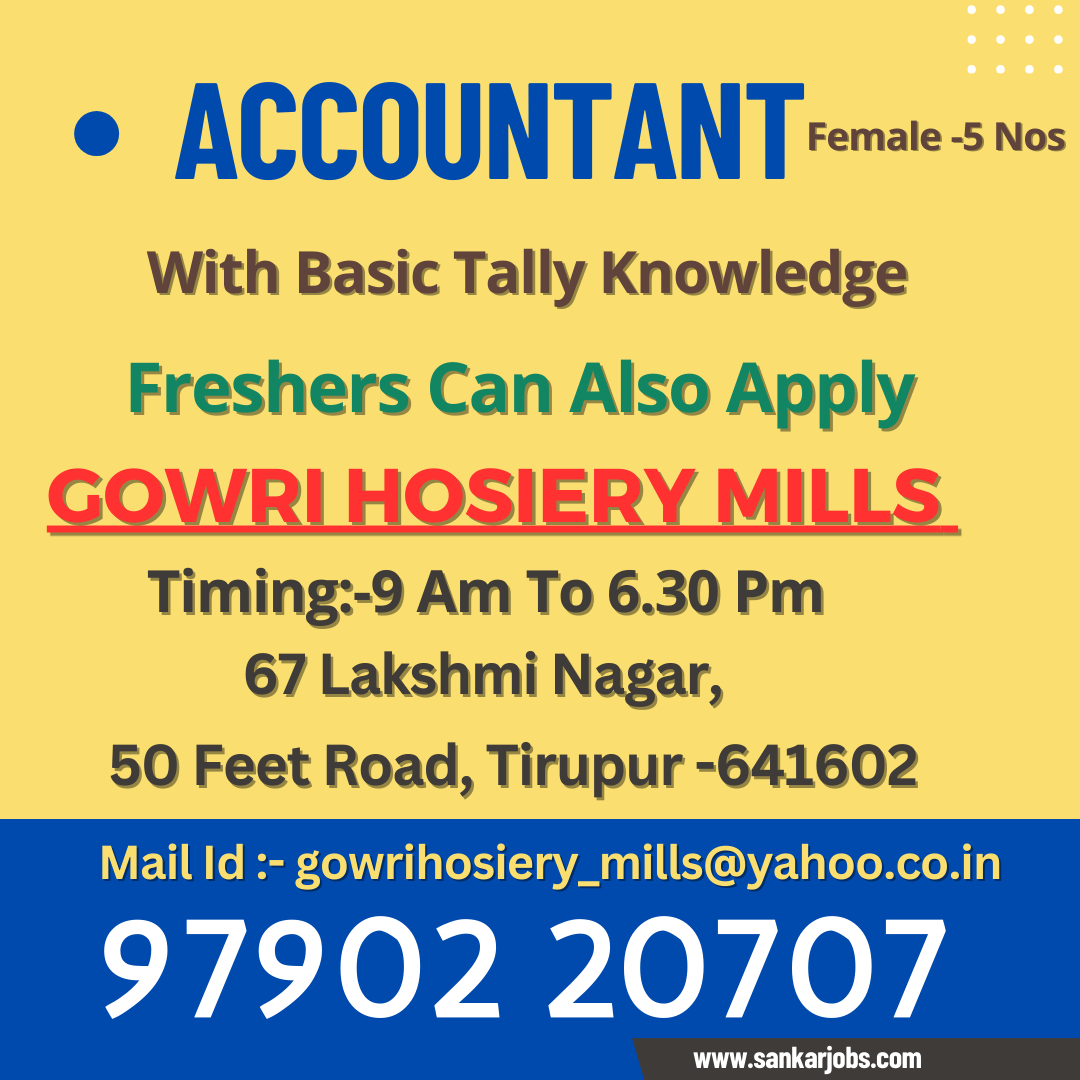 Garment Jobs