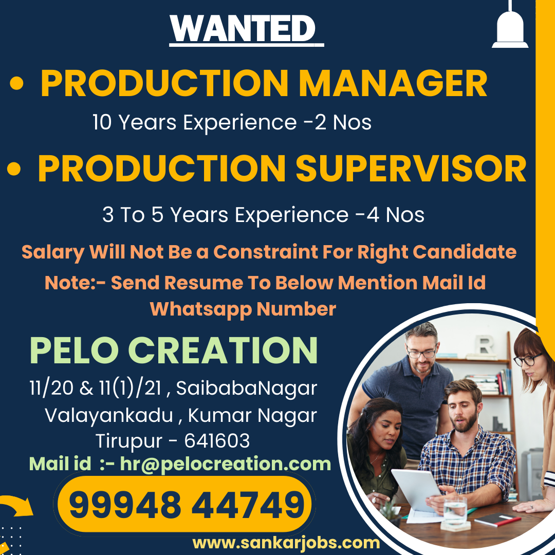 Garments Jobs