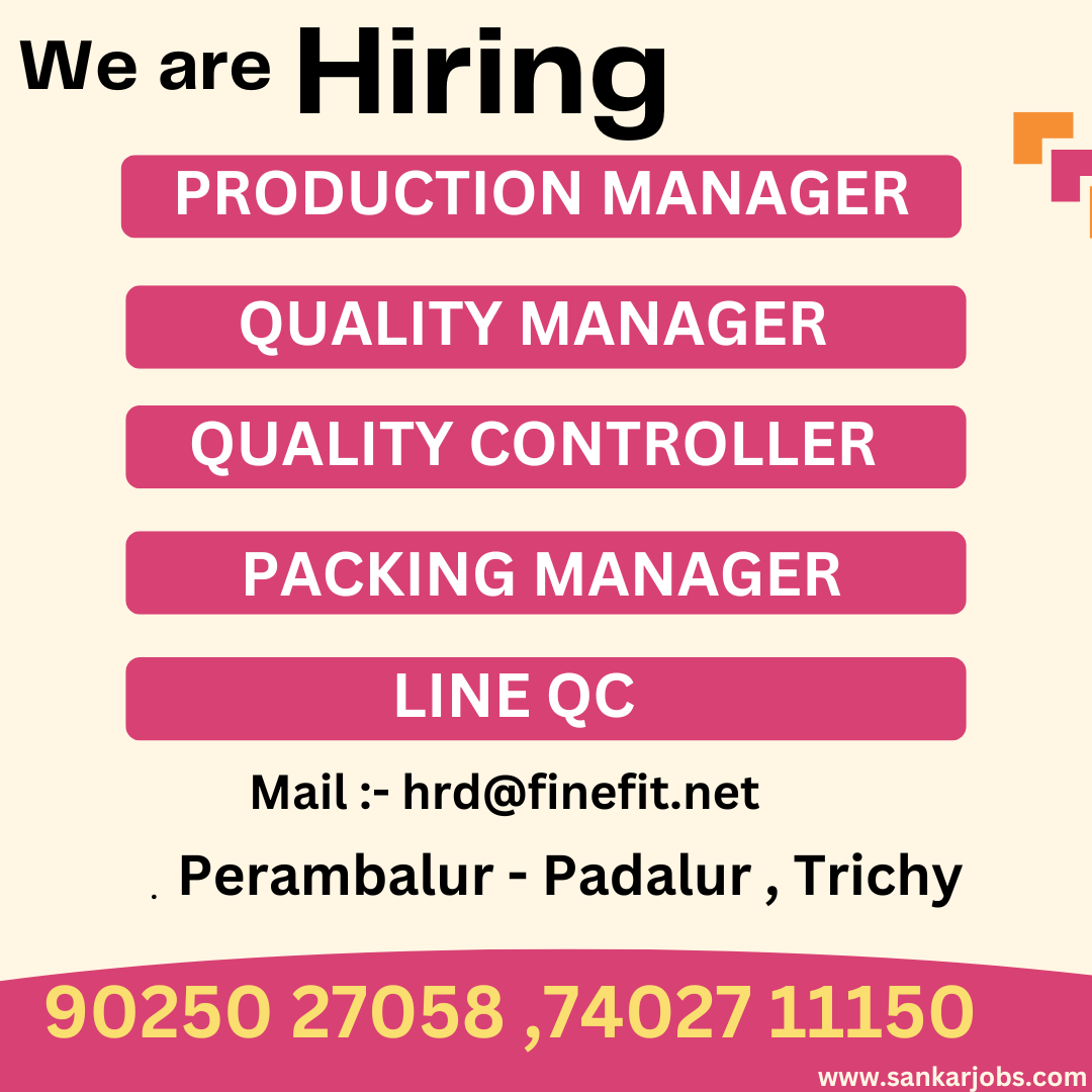 Garments Jobs