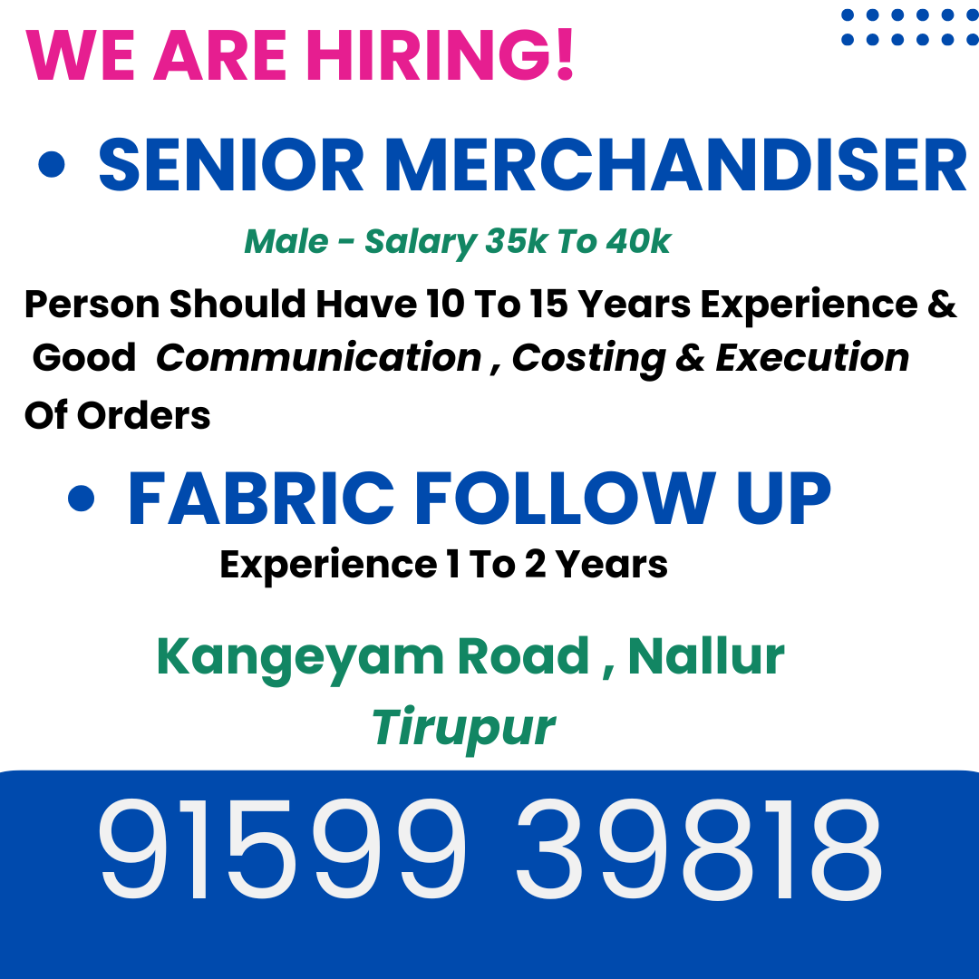 Garment Jobs