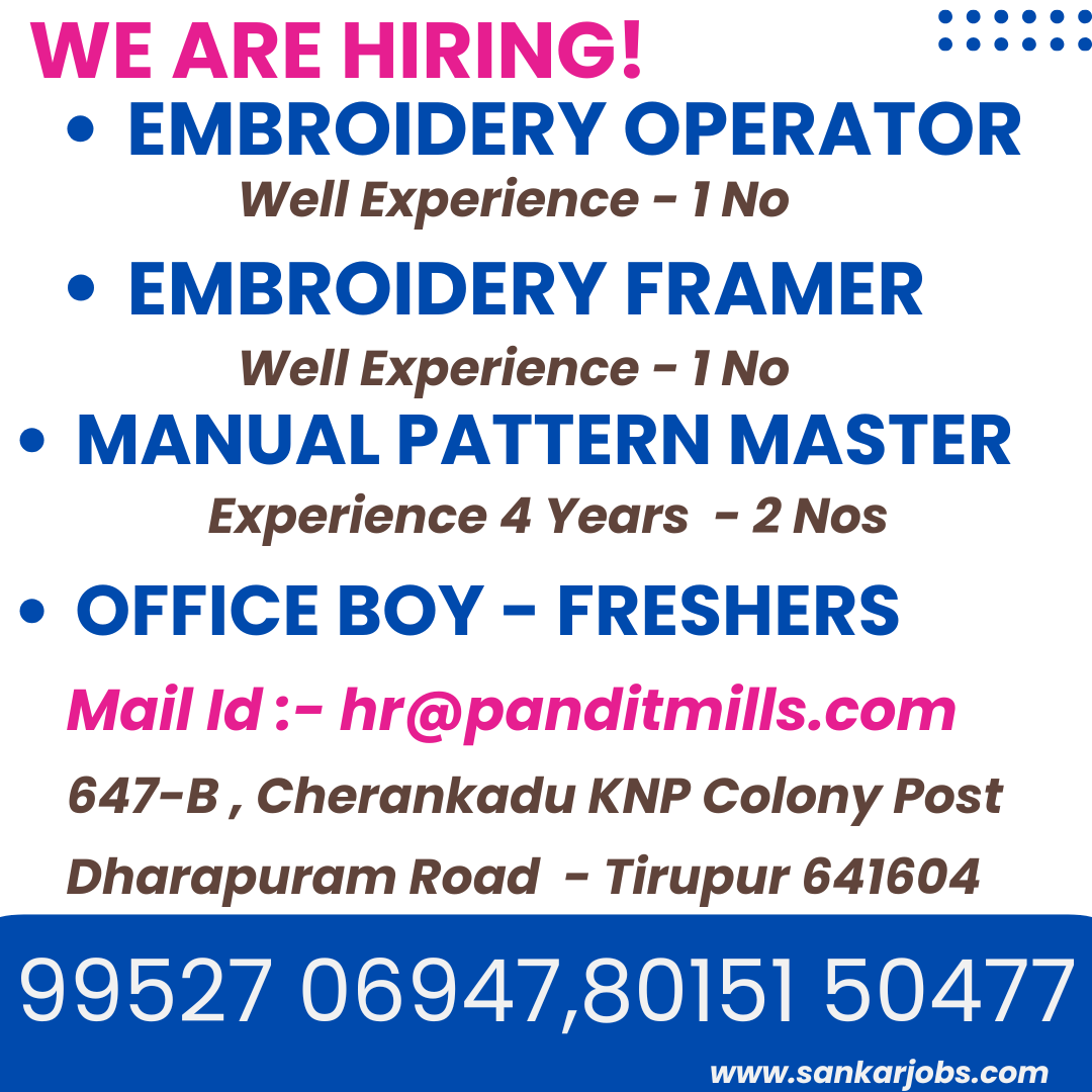 Garment Jobs