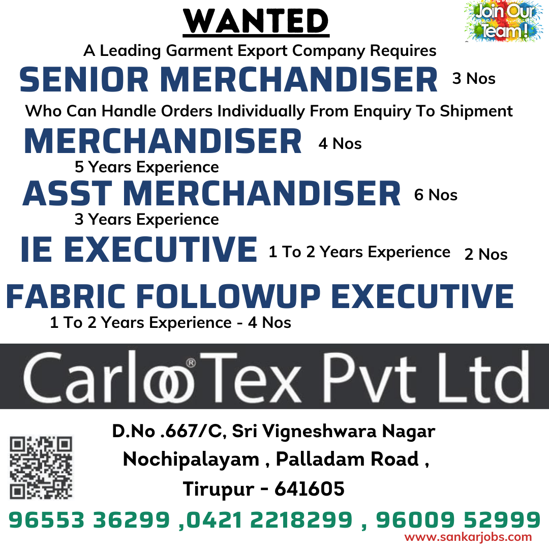 Garment Jobs