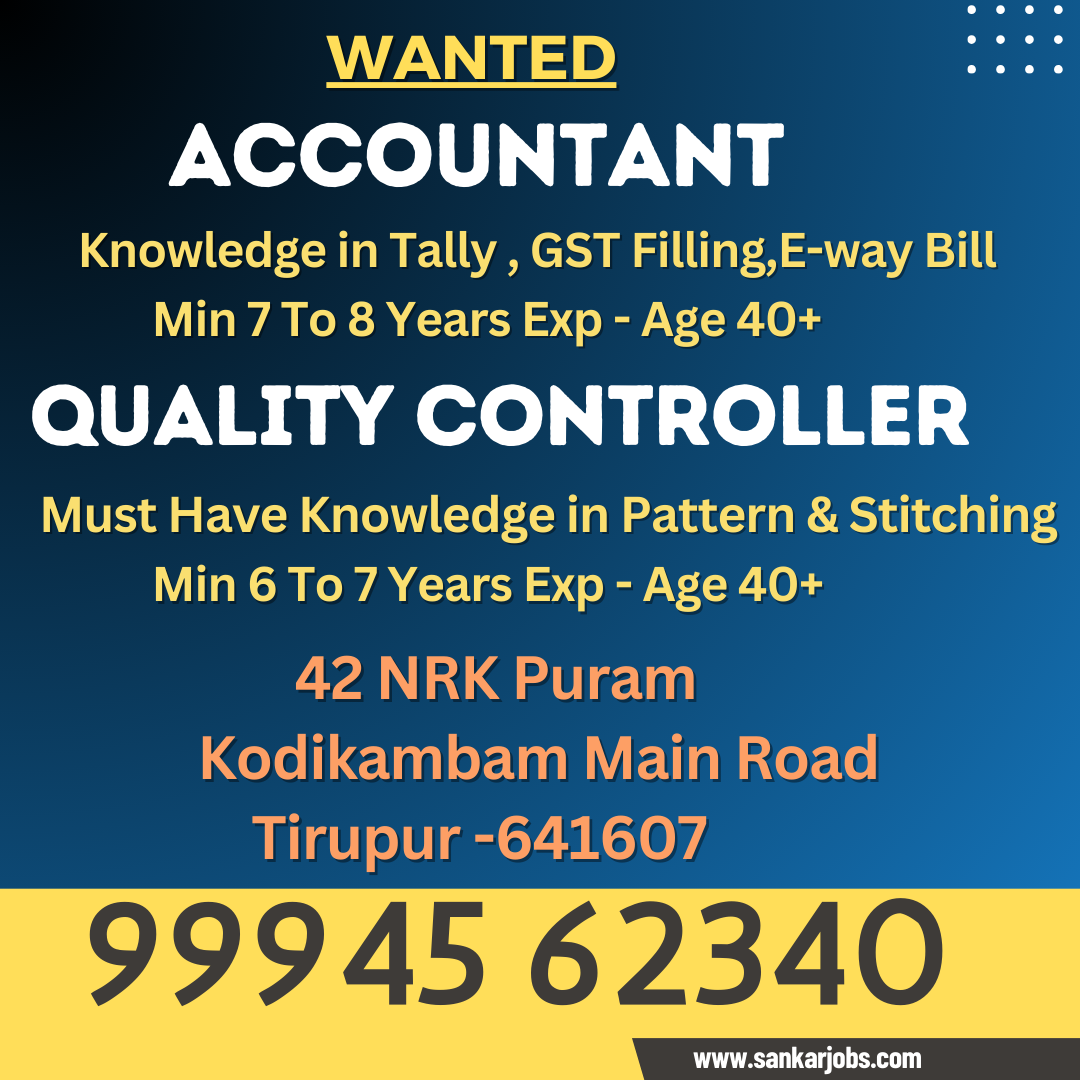 Garment Jobs