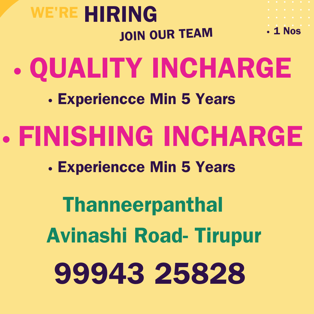 Garment Jobs