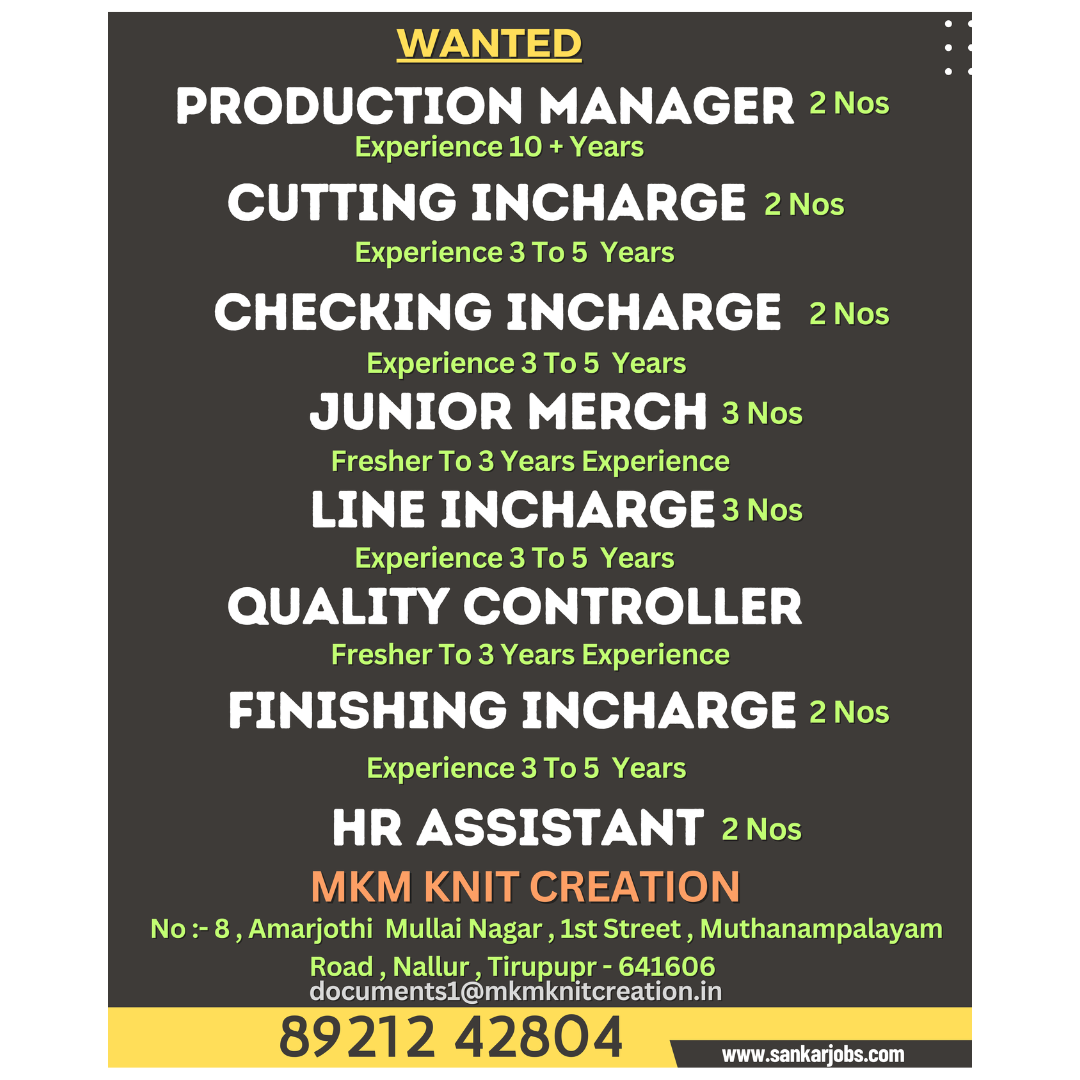 Garment Jobs