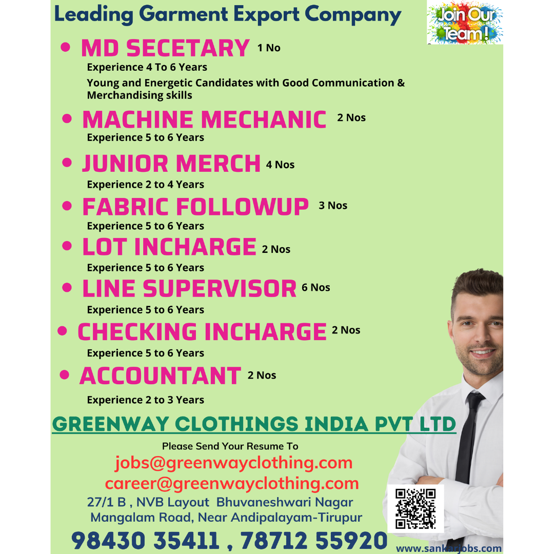 Garment Jobs