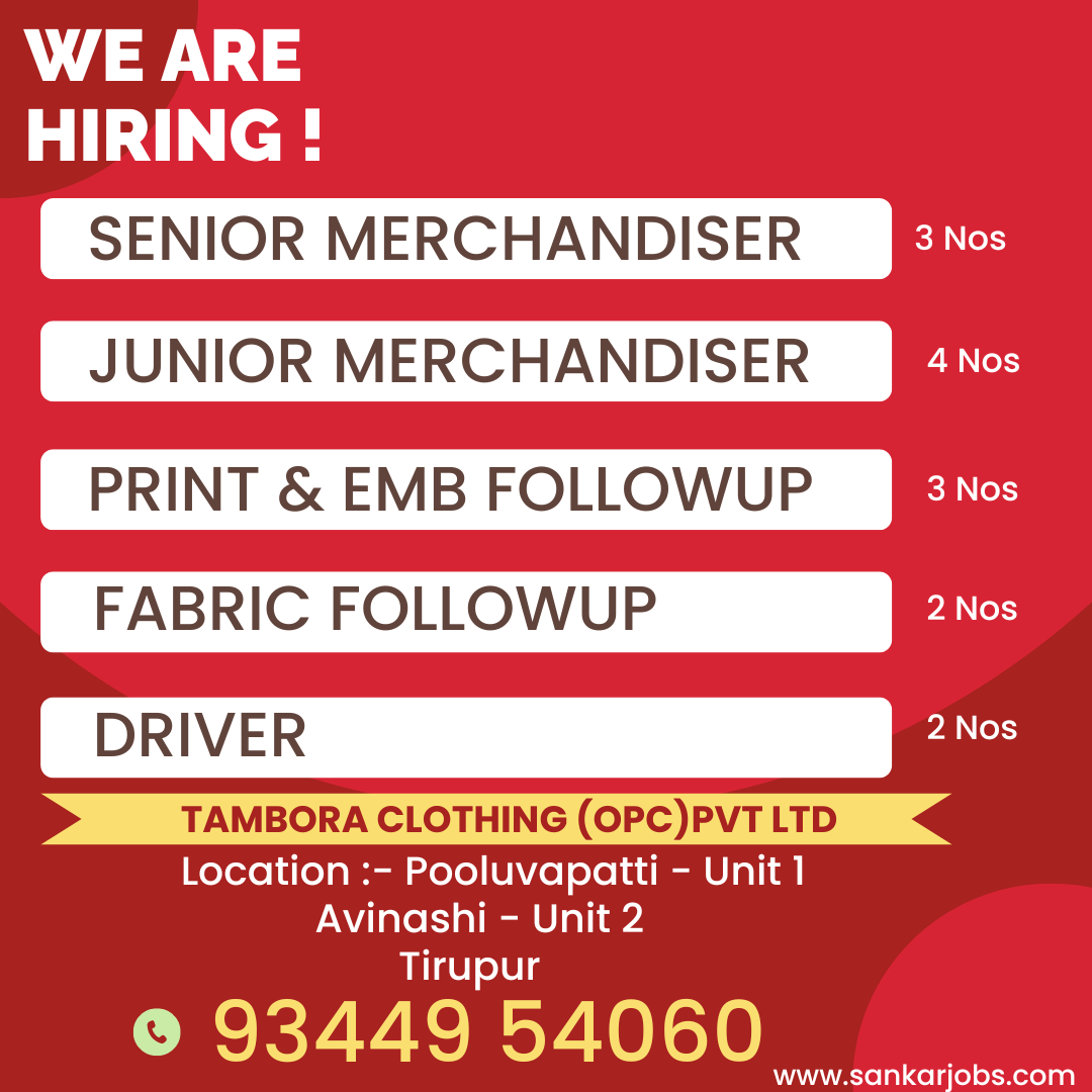 Garment Jobs