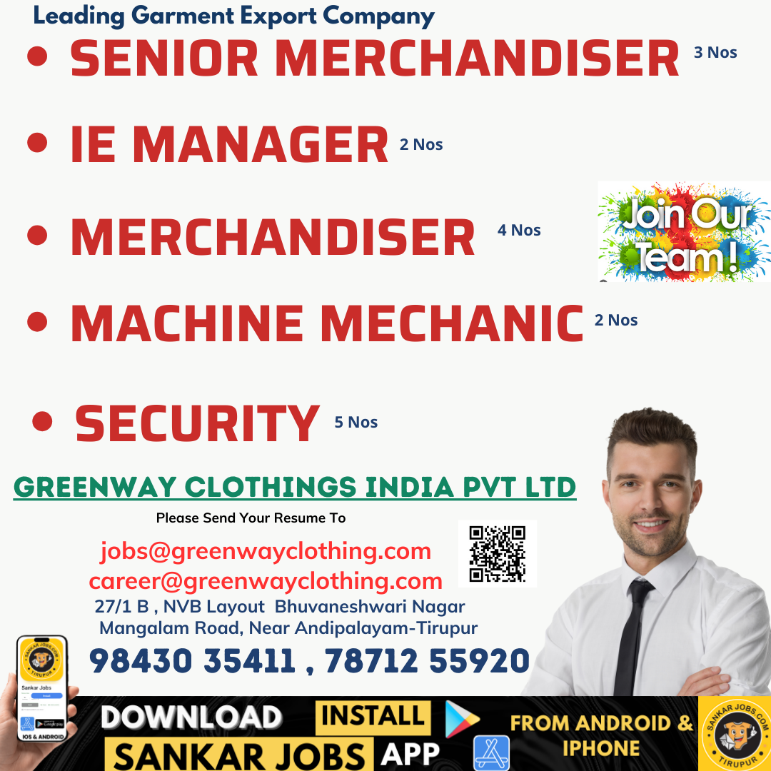 Garment Jobs