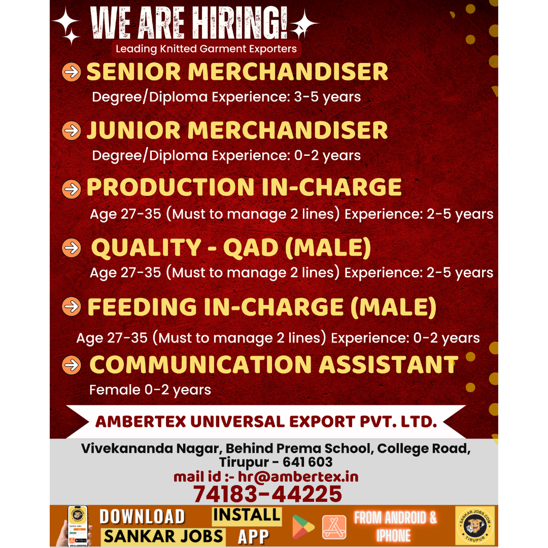 Garment Jobs