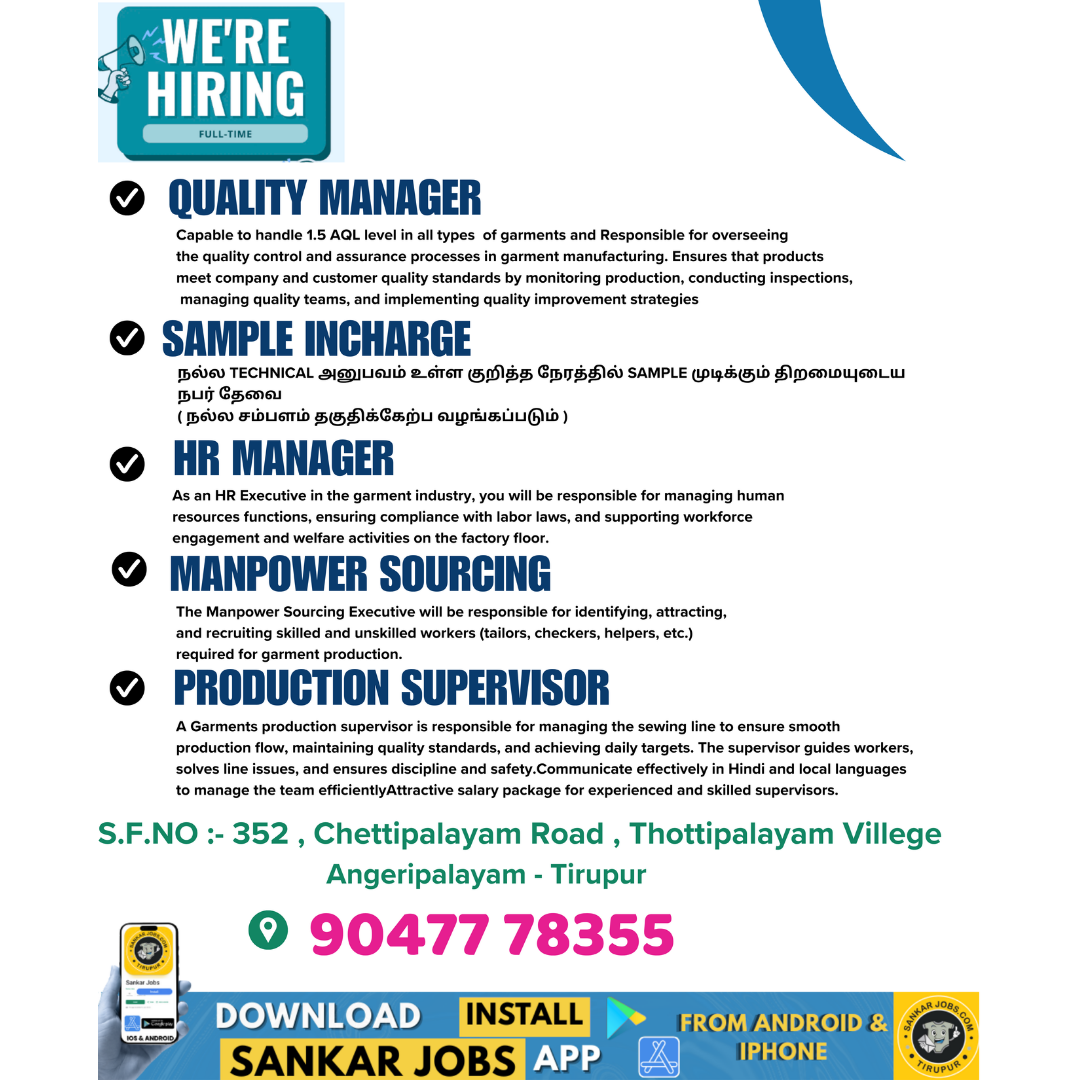 Garment Jobs