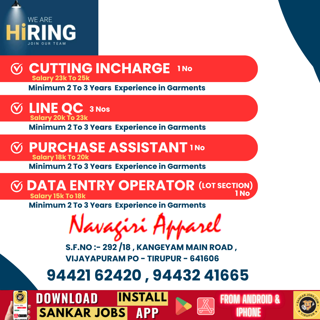 Garment Jobs