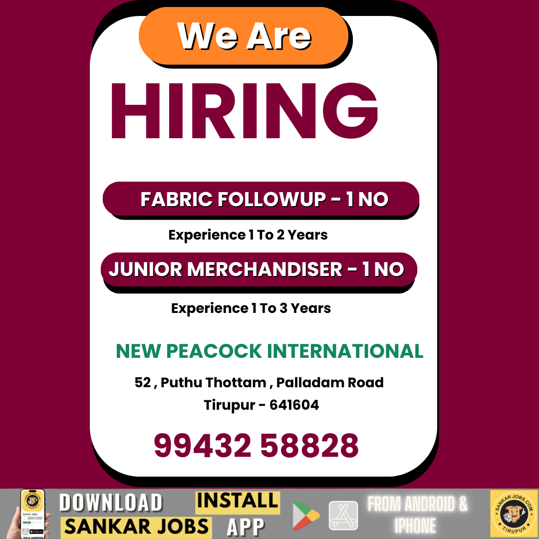 Garment Jobs