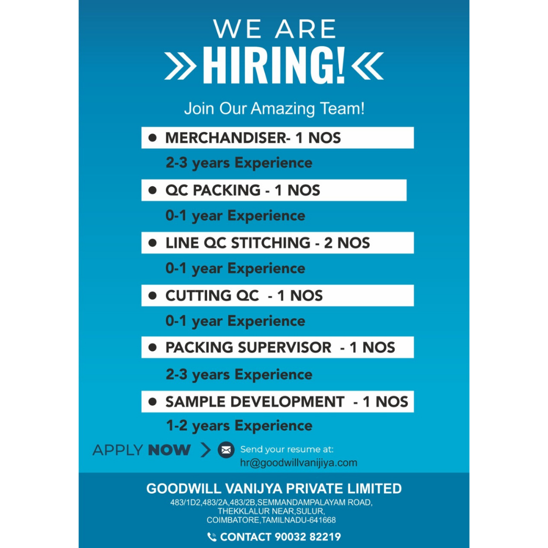 GARMENT JOBS