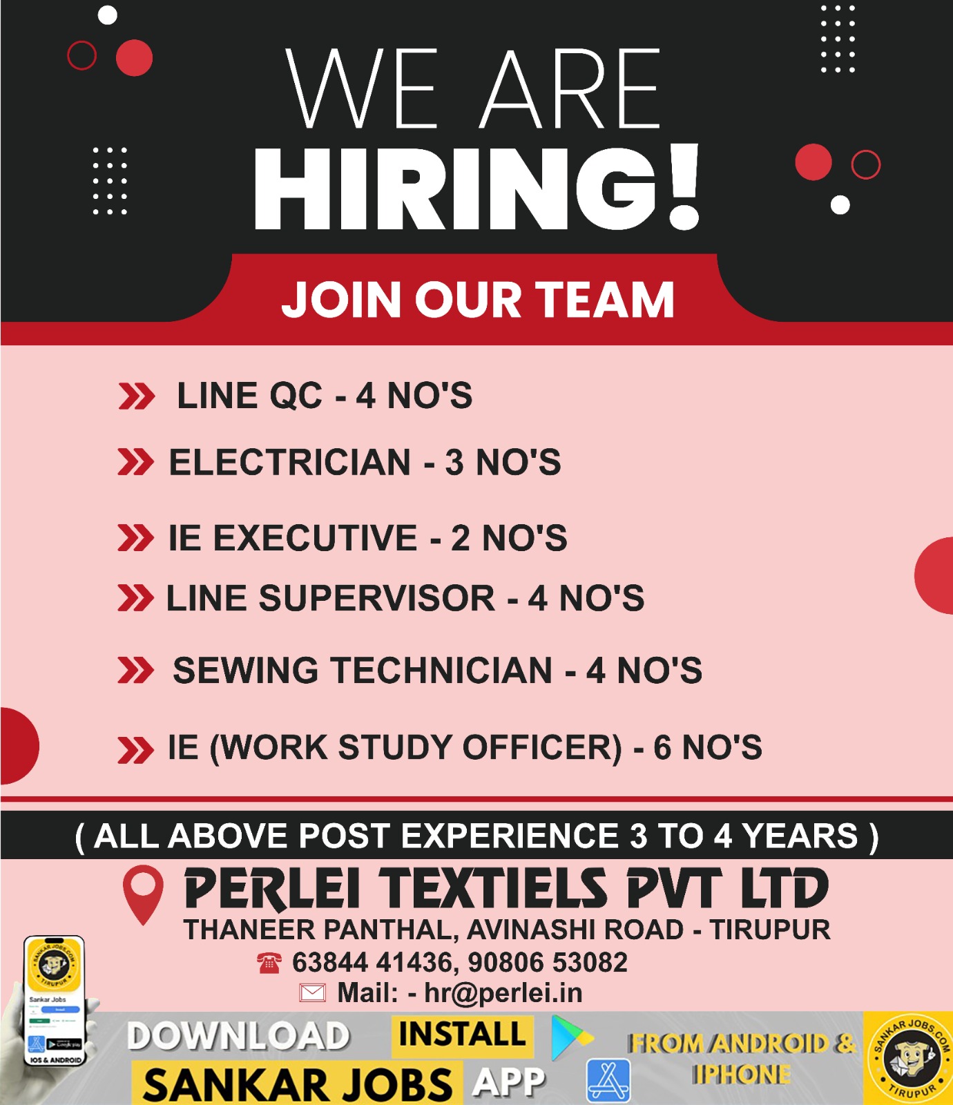 Garment Jobs