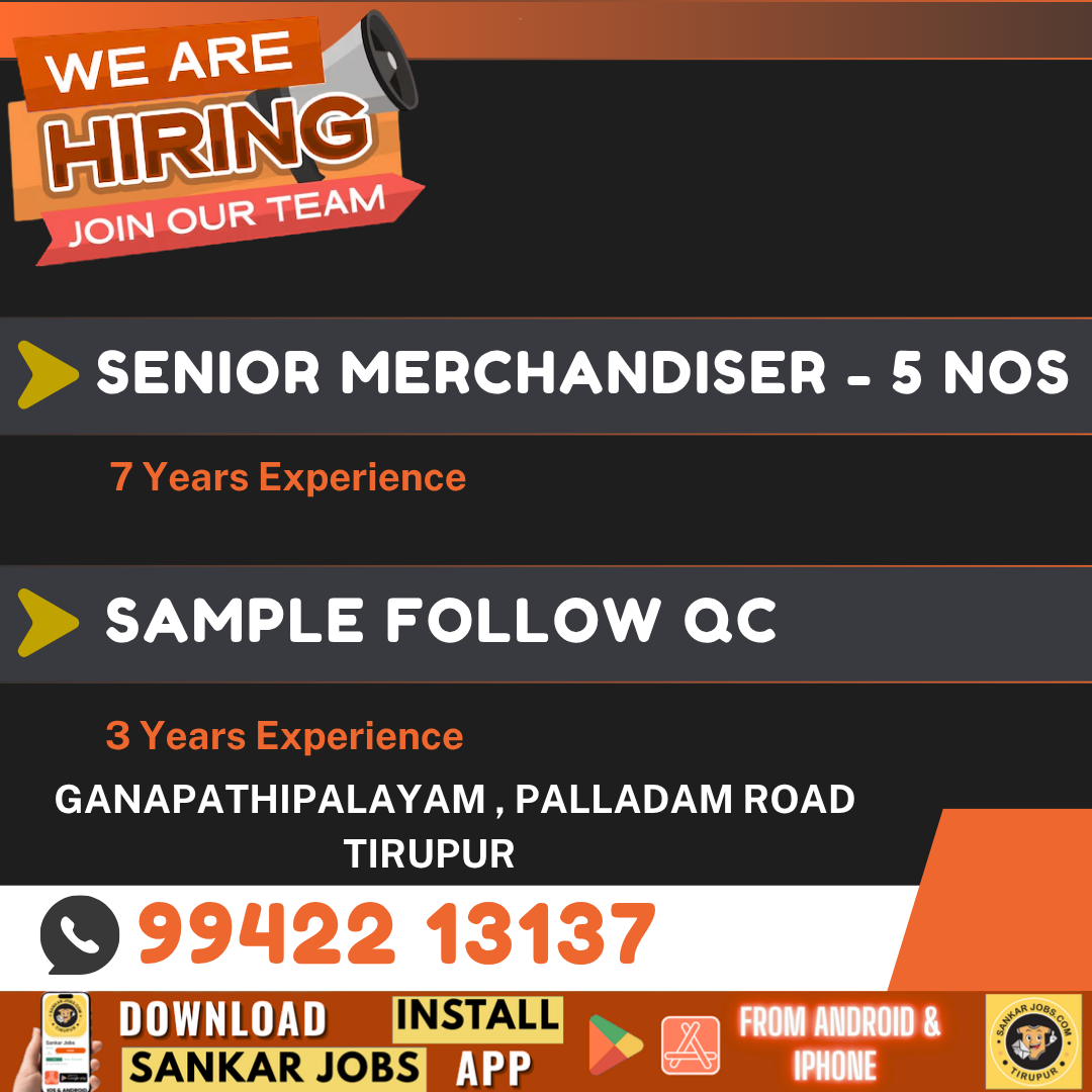 Garment Jobs