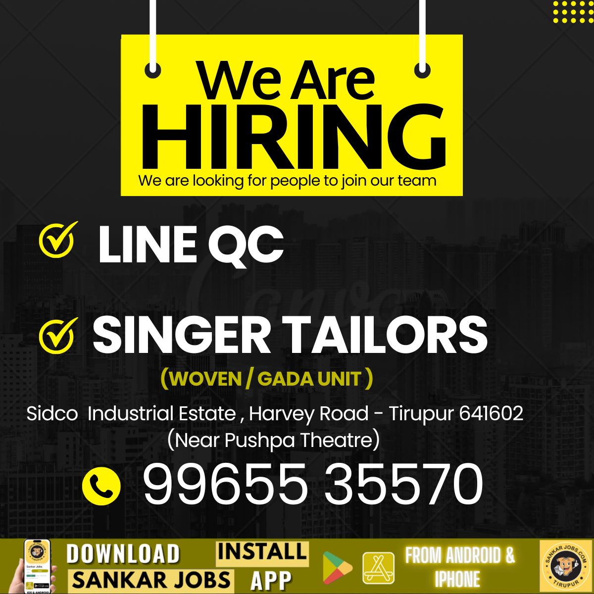Garment Jobs