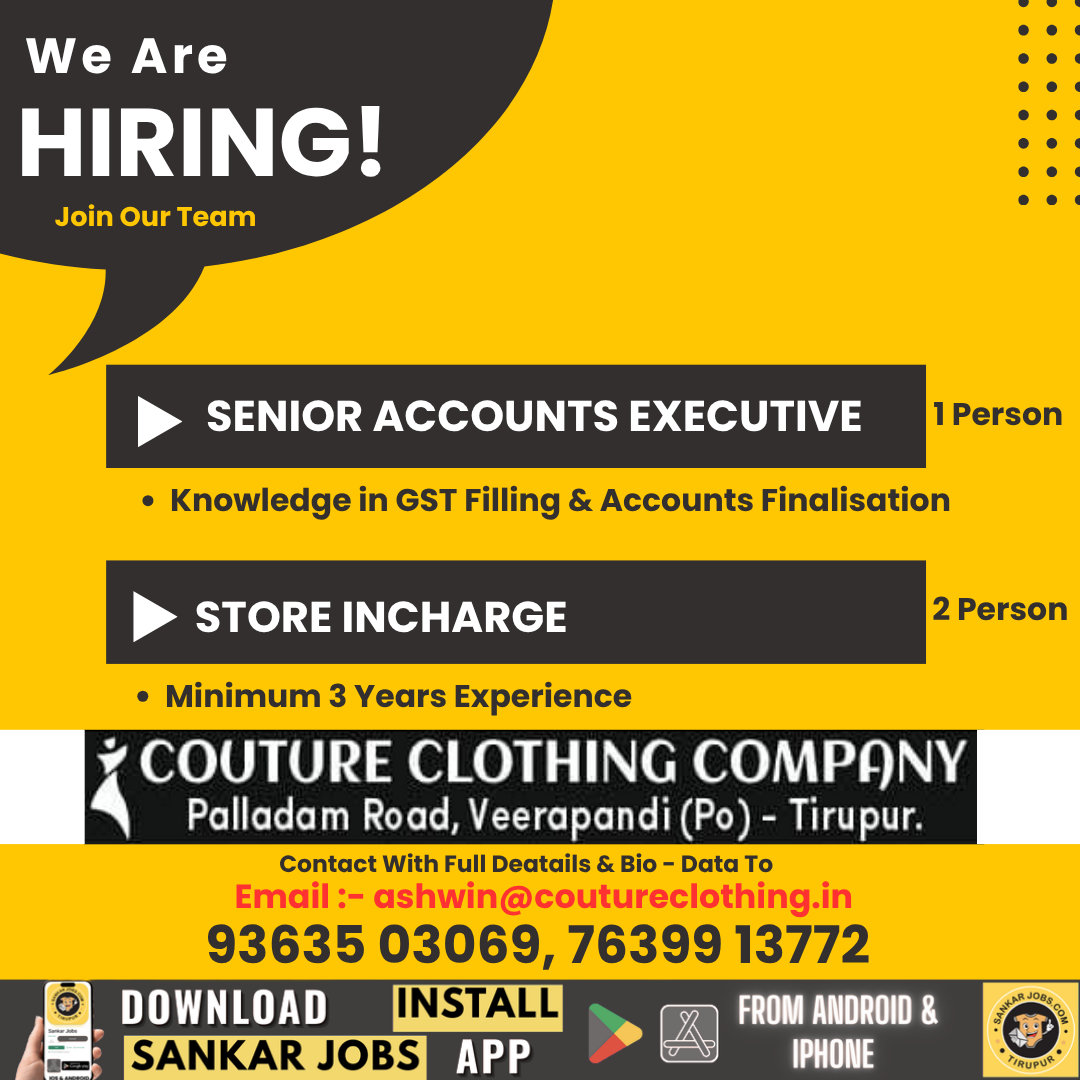 Garment Jobs