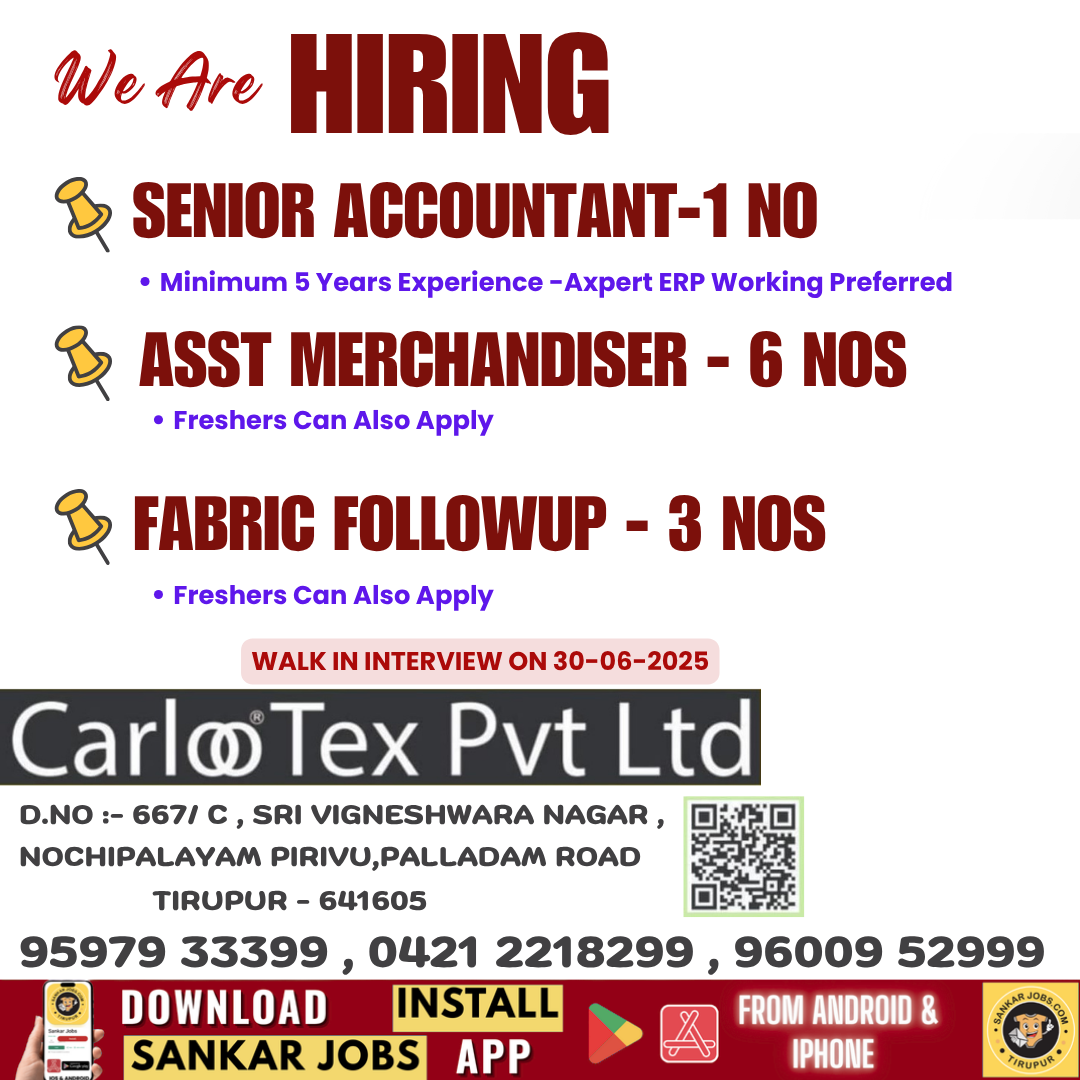 Garment Jobs