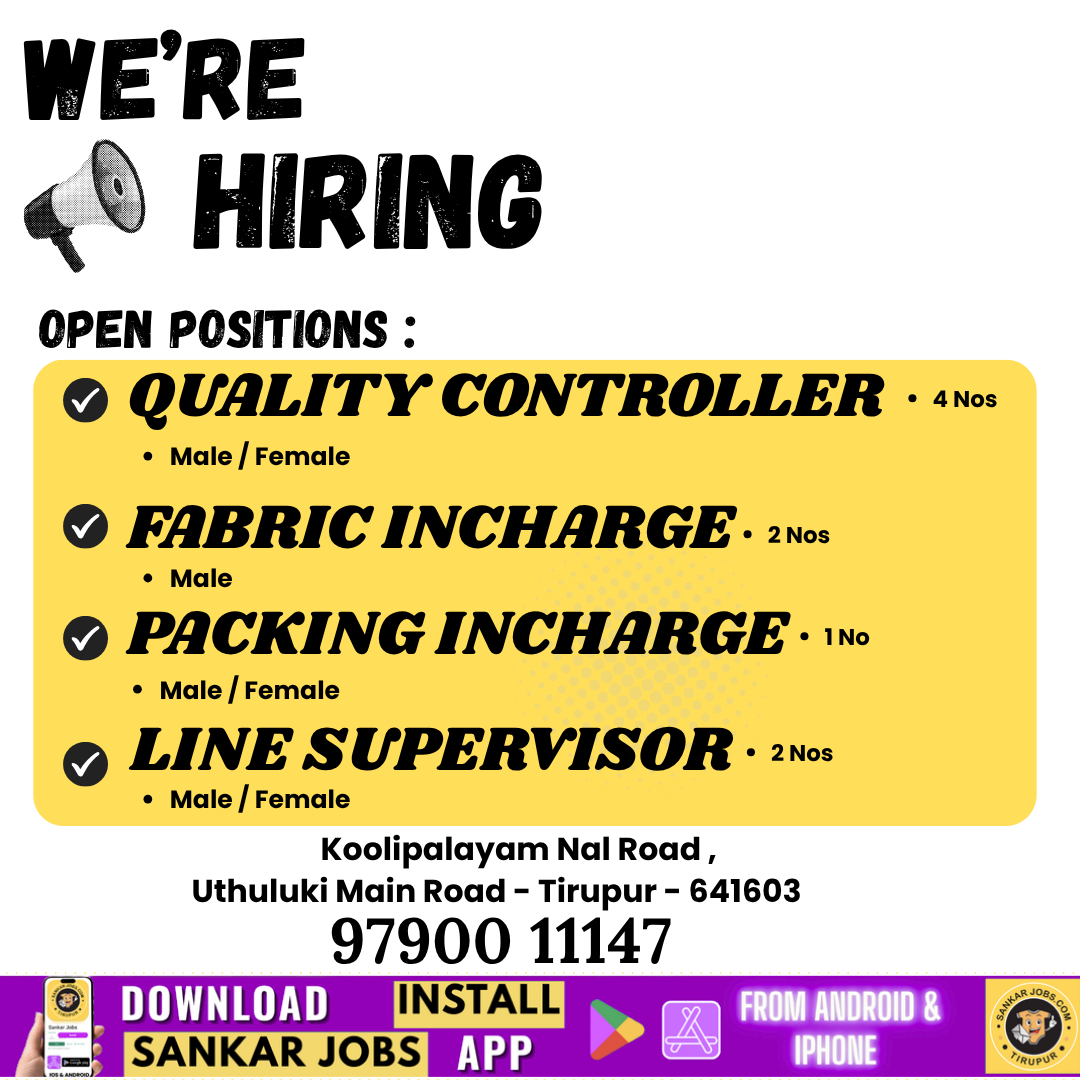 Garment Jobs