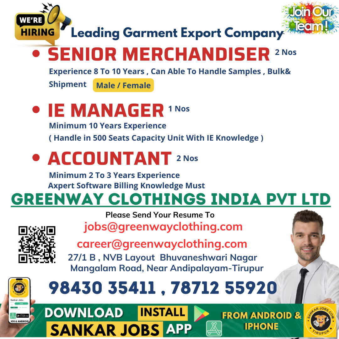 Garment Jobs