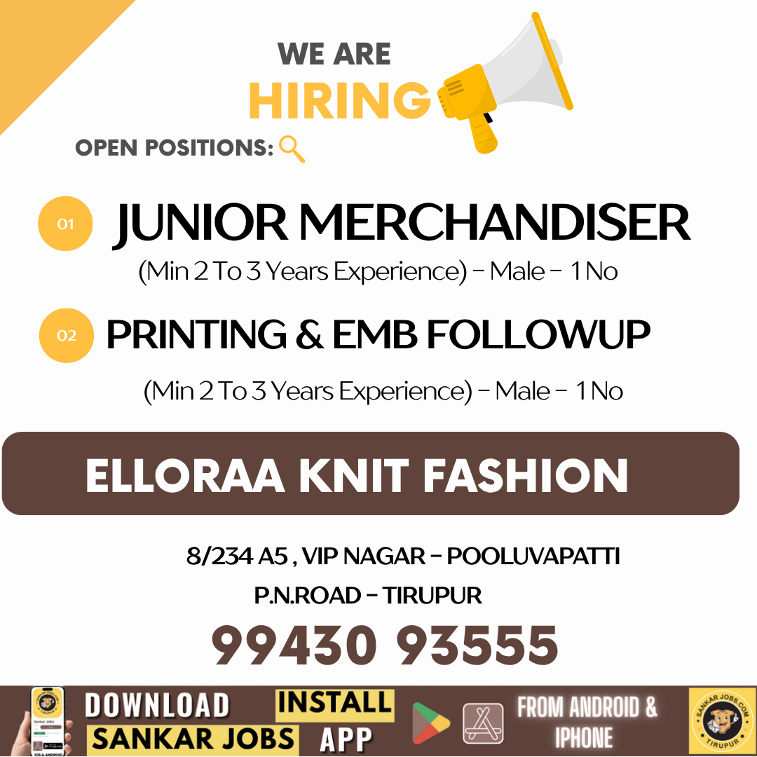 Garment jobs