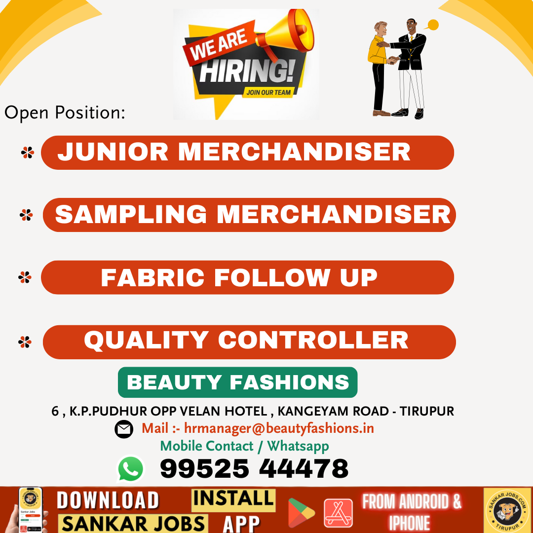 Garment jobs