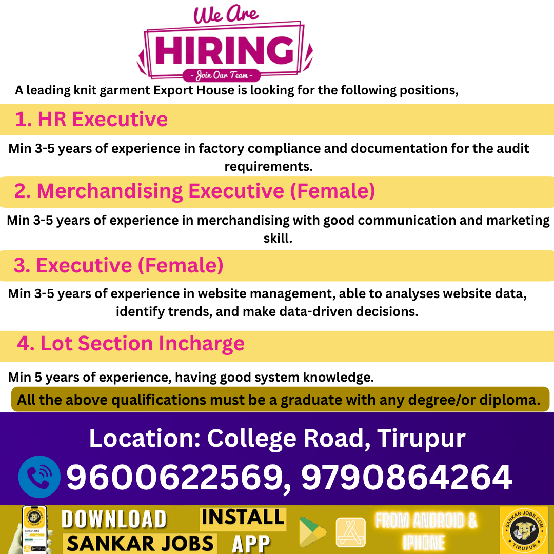 Garment Jobs