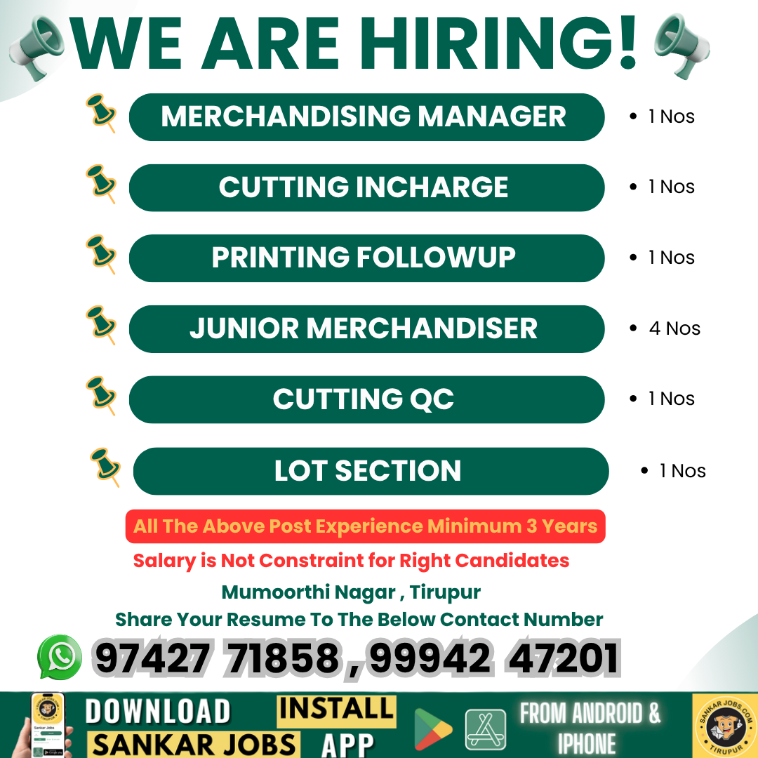 Garment Jobs