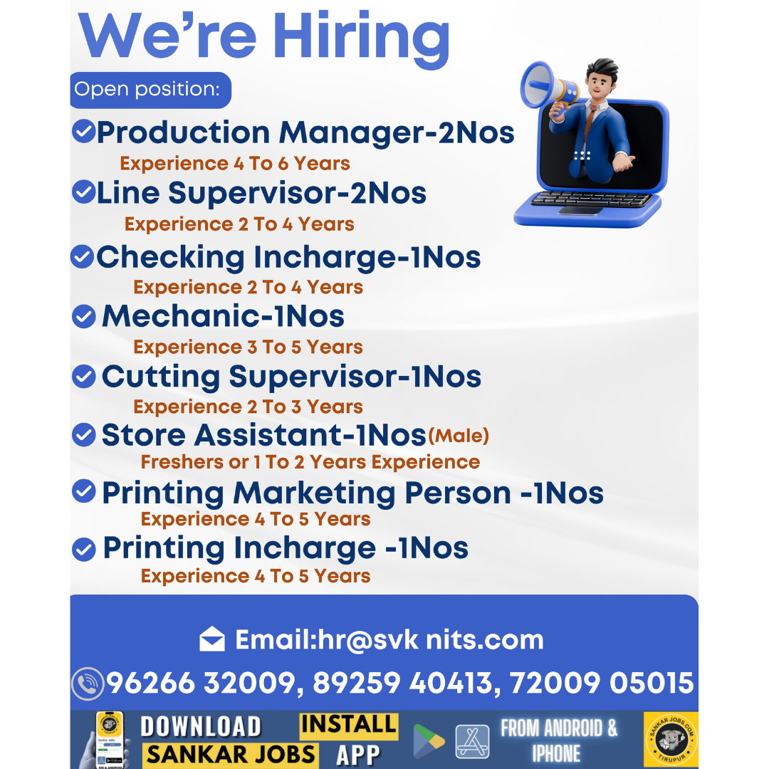 Garment Jobs
