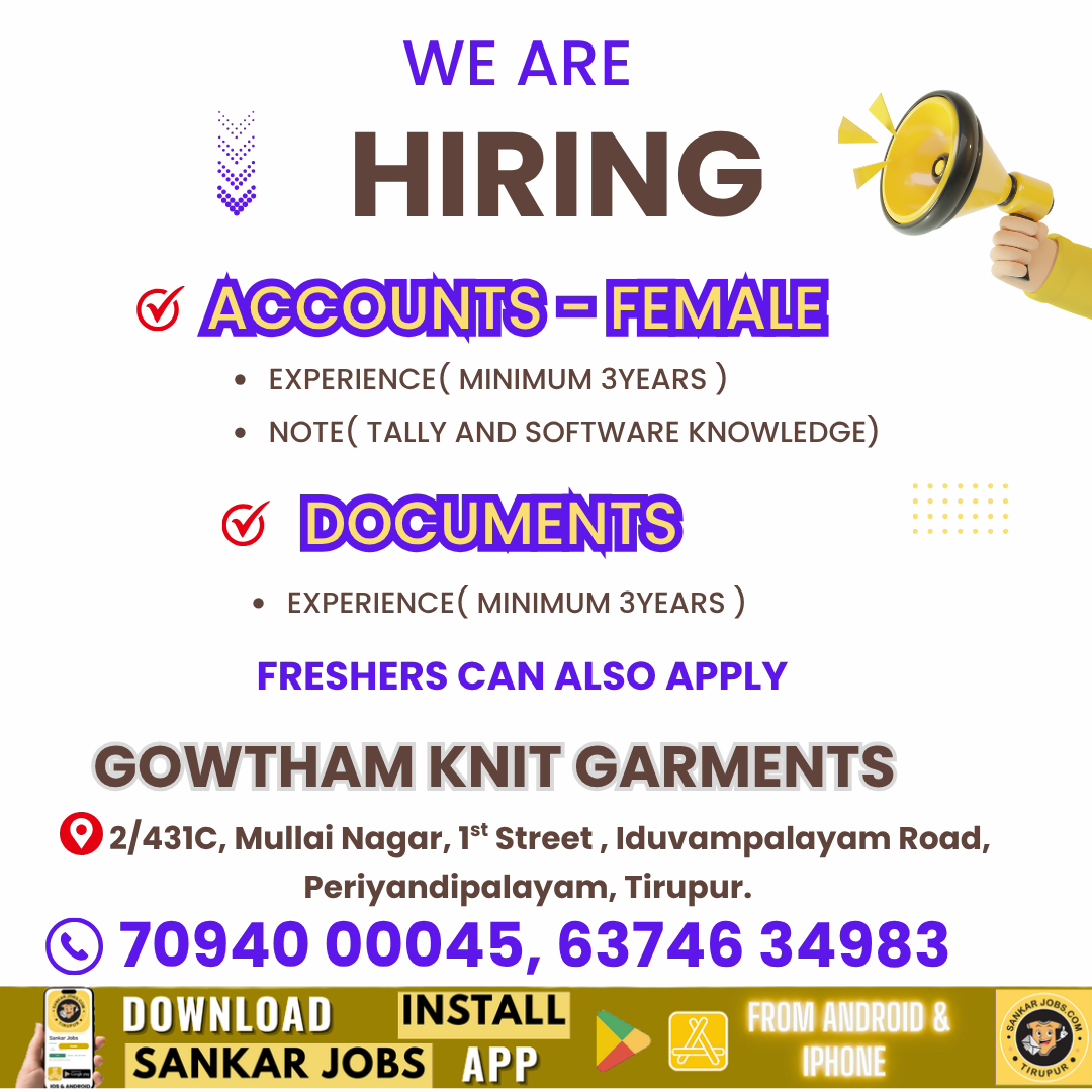 Garment Jobs
