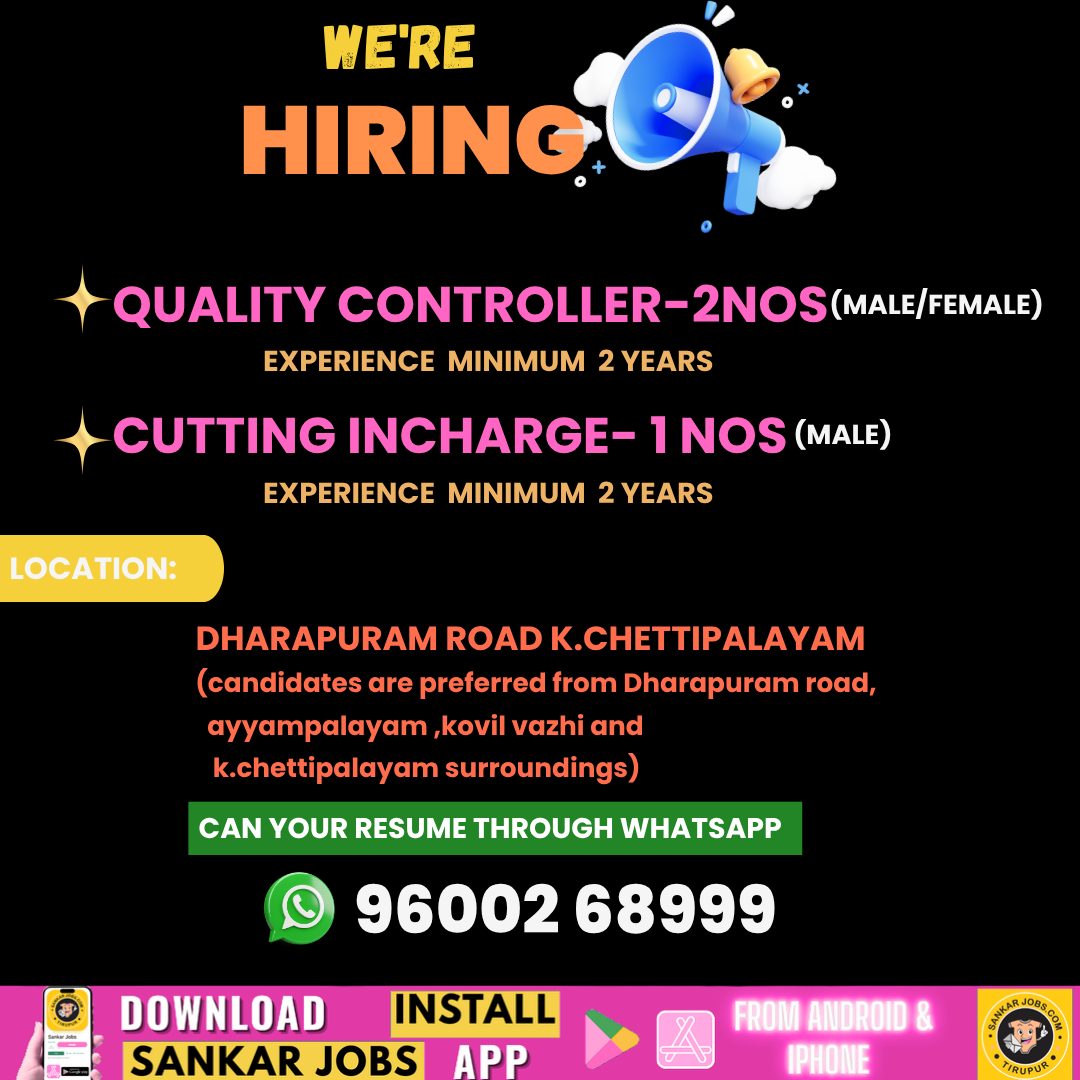 Garment Jobs