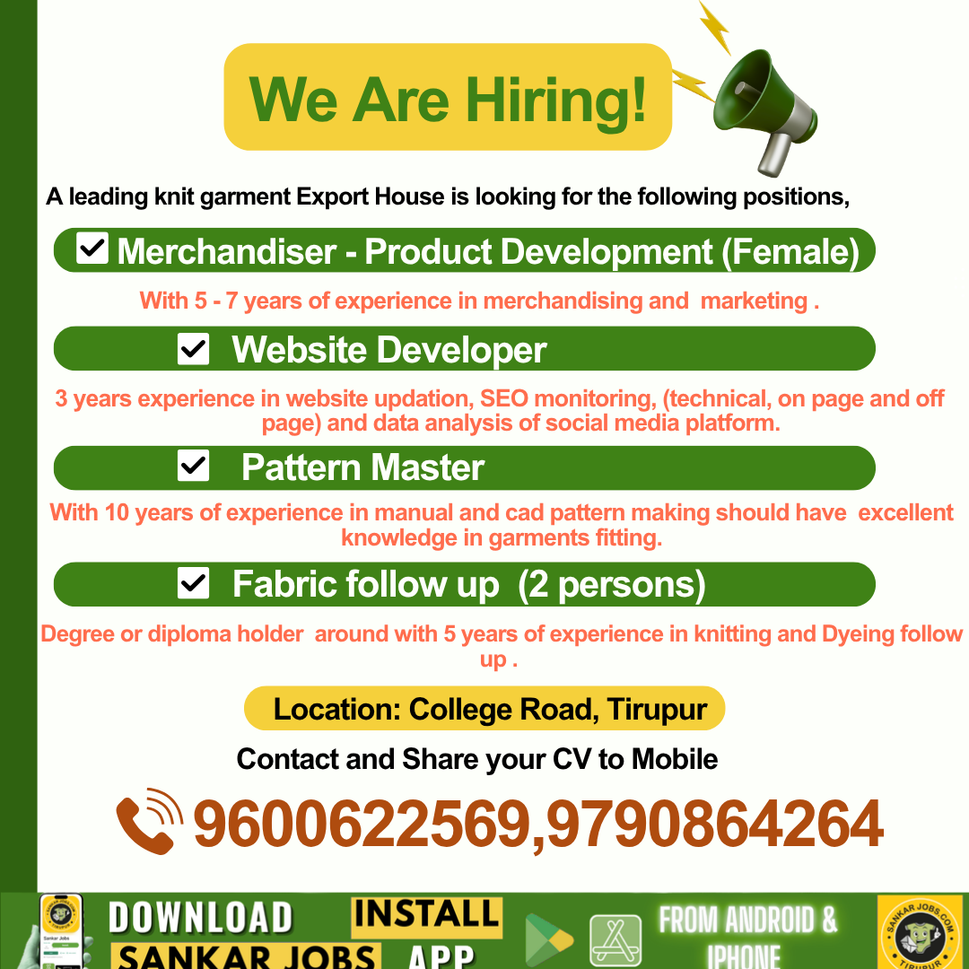 Garment Jobs