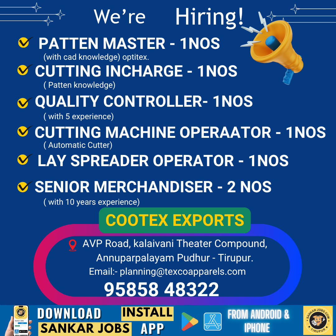 Garment Jobs