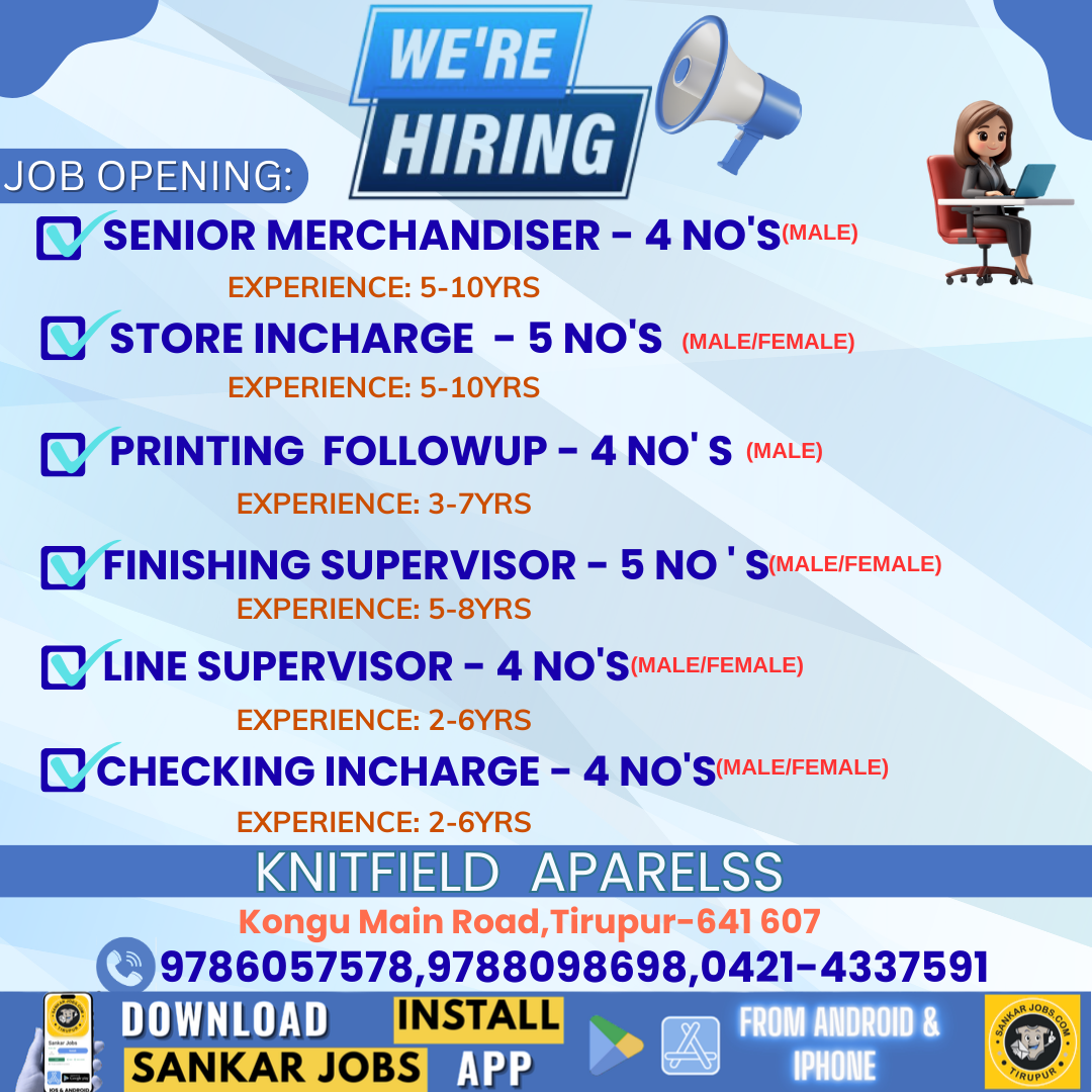 Garment Jobs