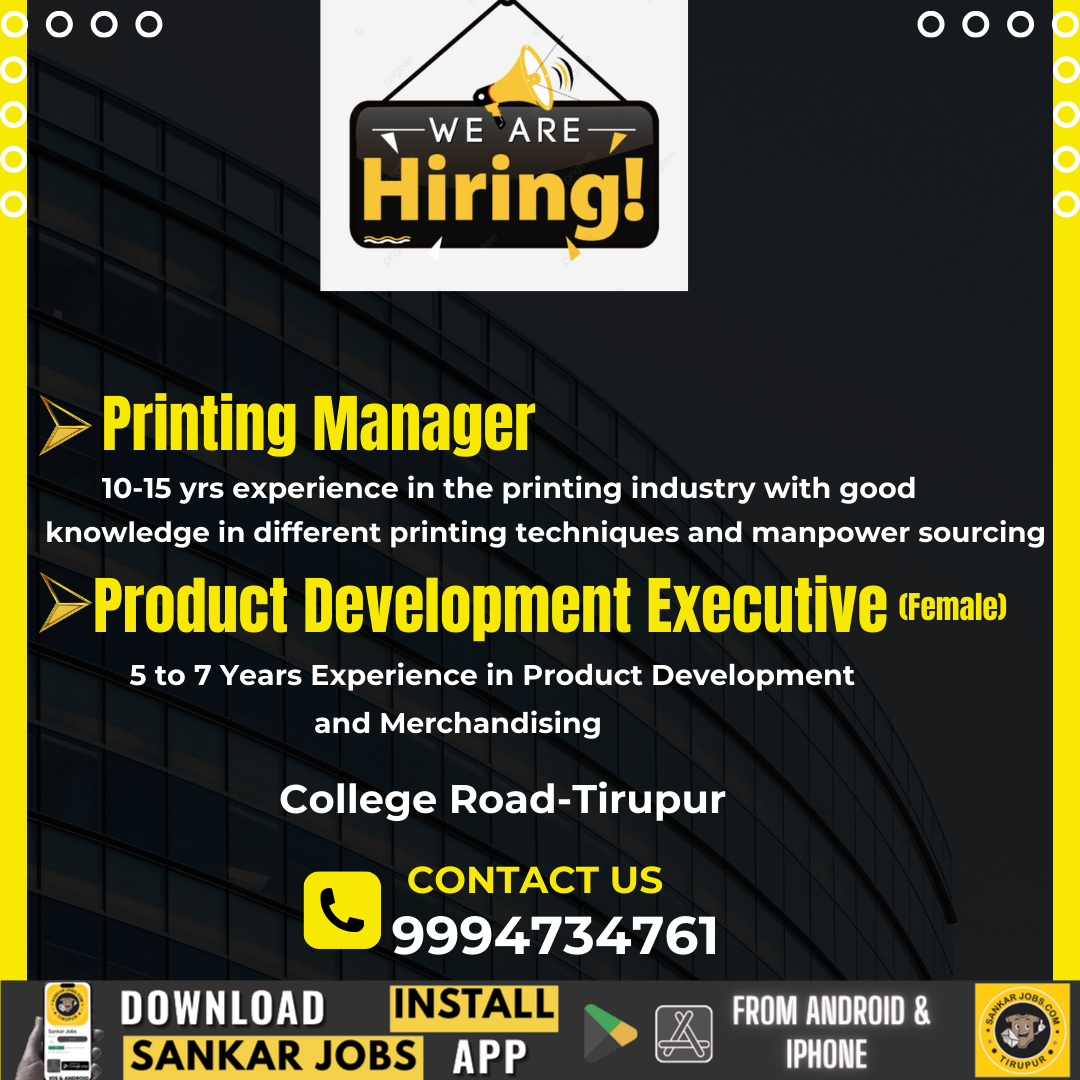 Garment Jobs
