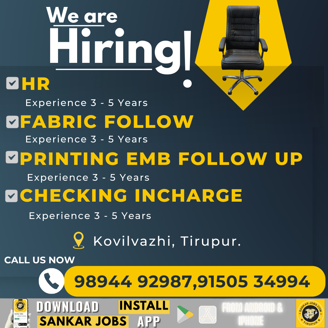 Garment Jobs
