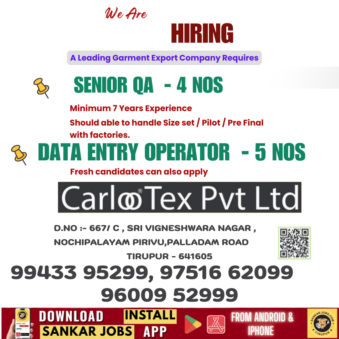 Garment Jobs