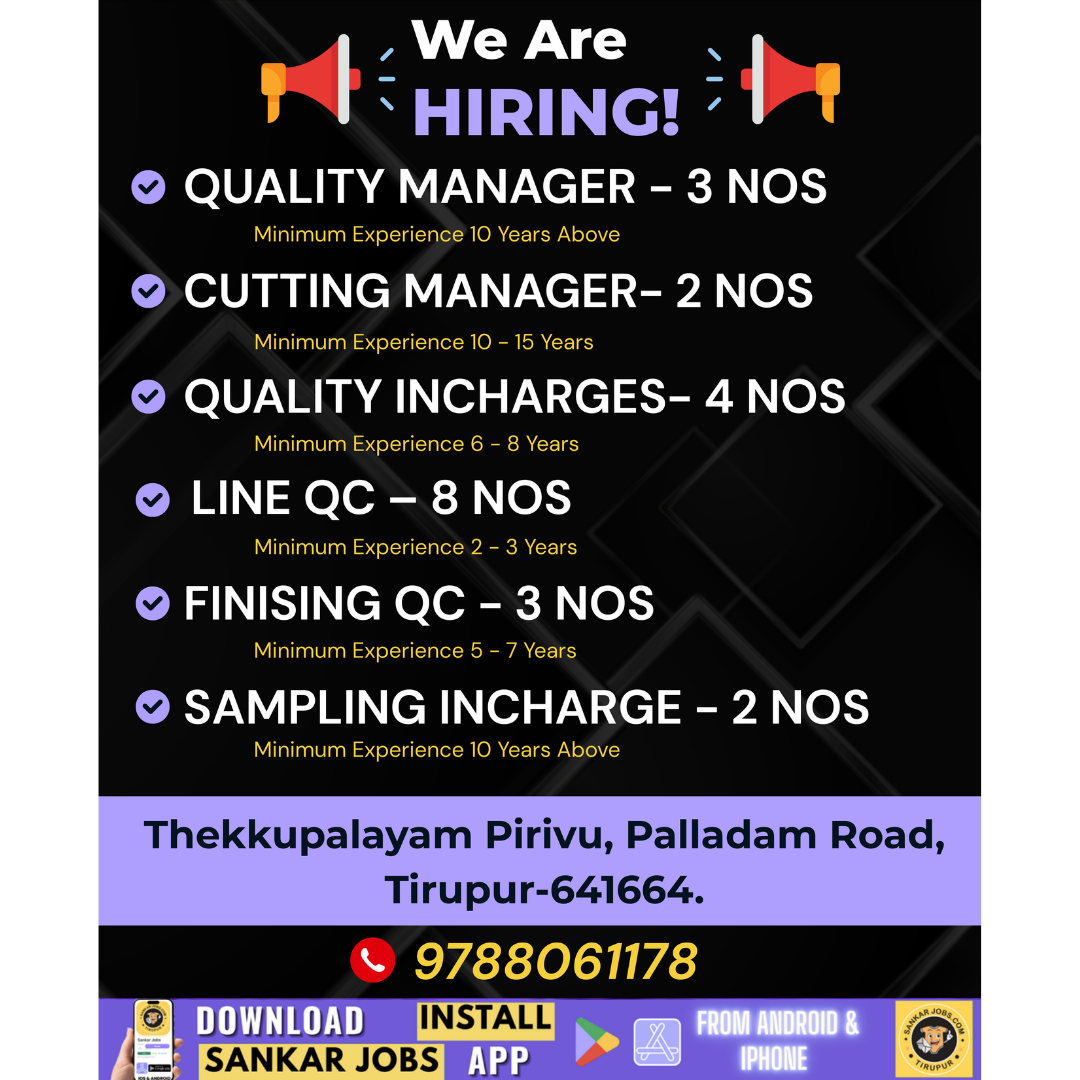 Garment Jobs