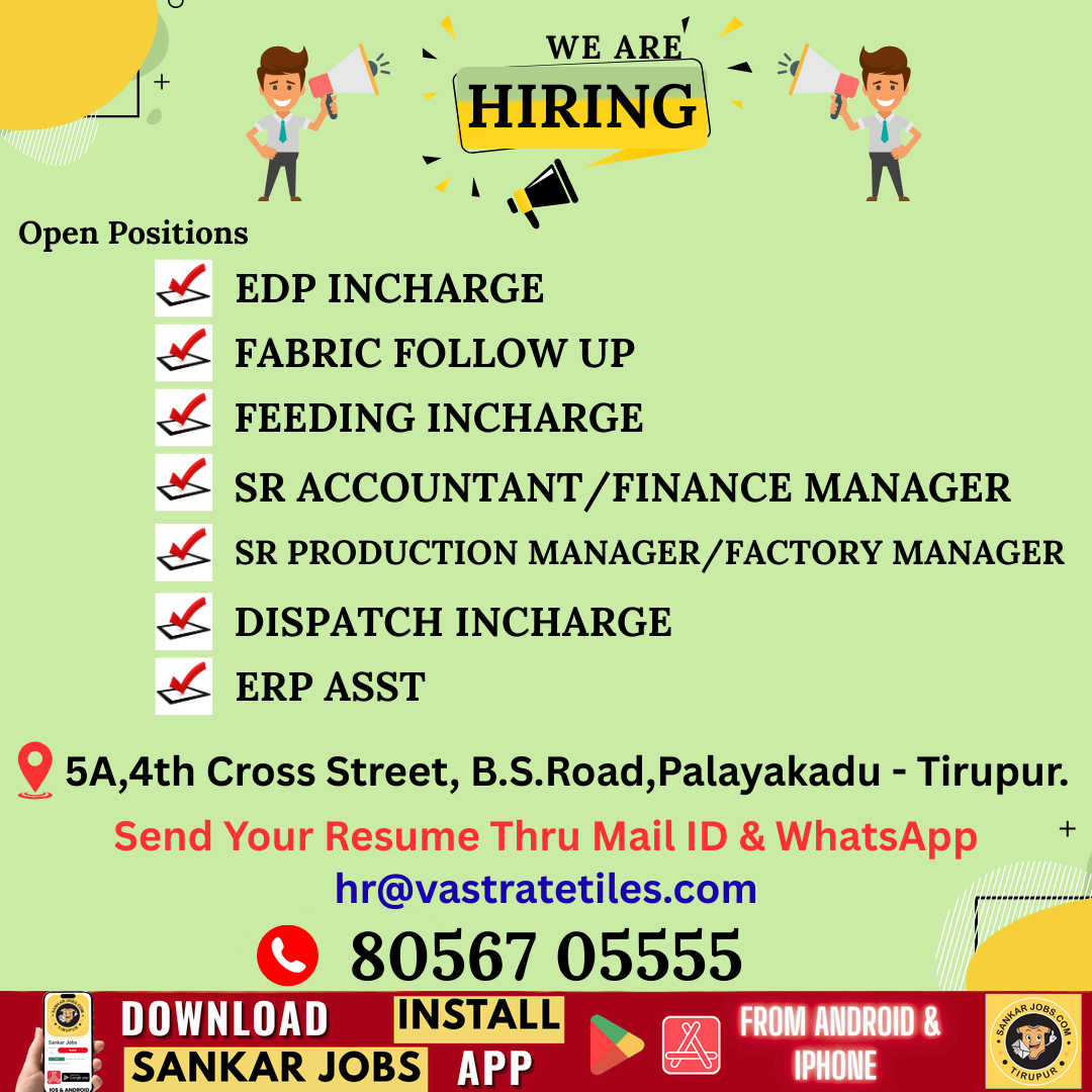 Garment Jobs