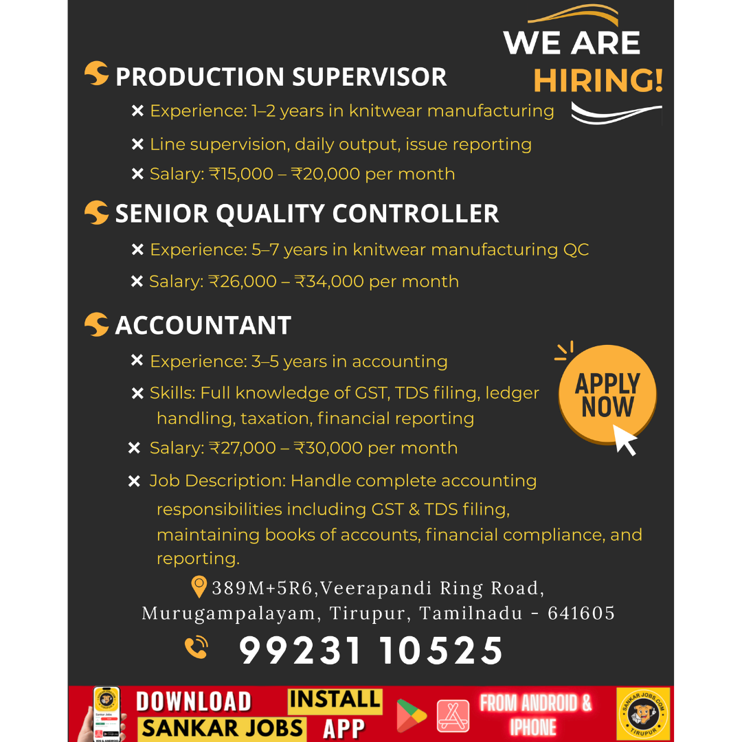 Garment Jobs