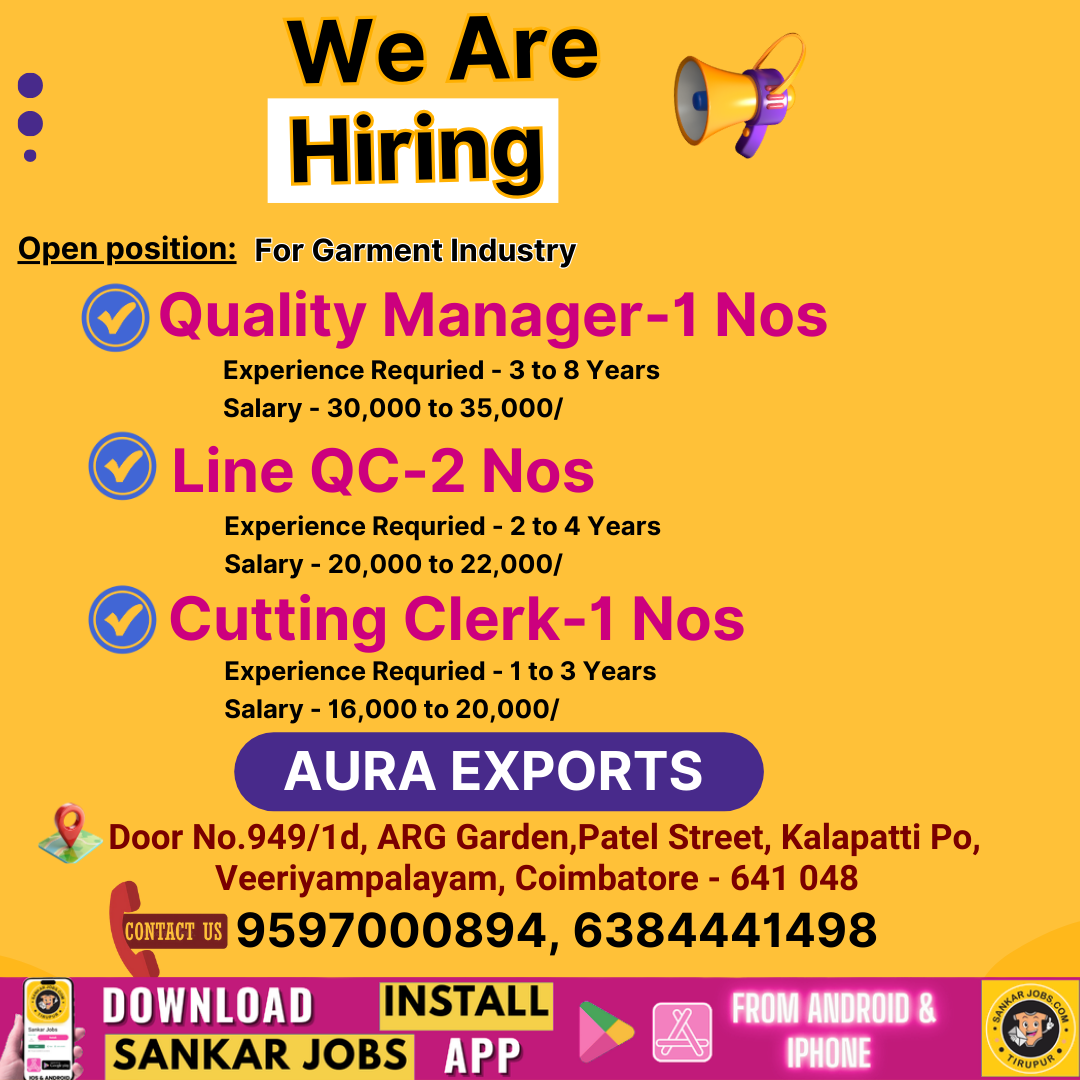 Garment Jobs