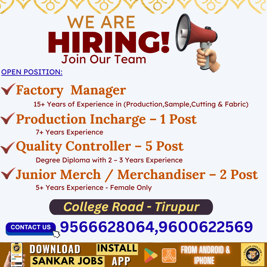 Garment Jobs
