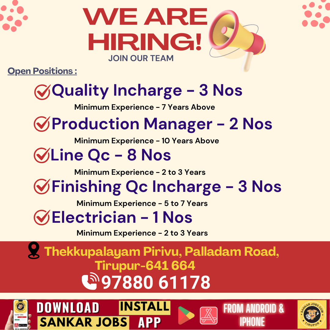 Garment Jobs