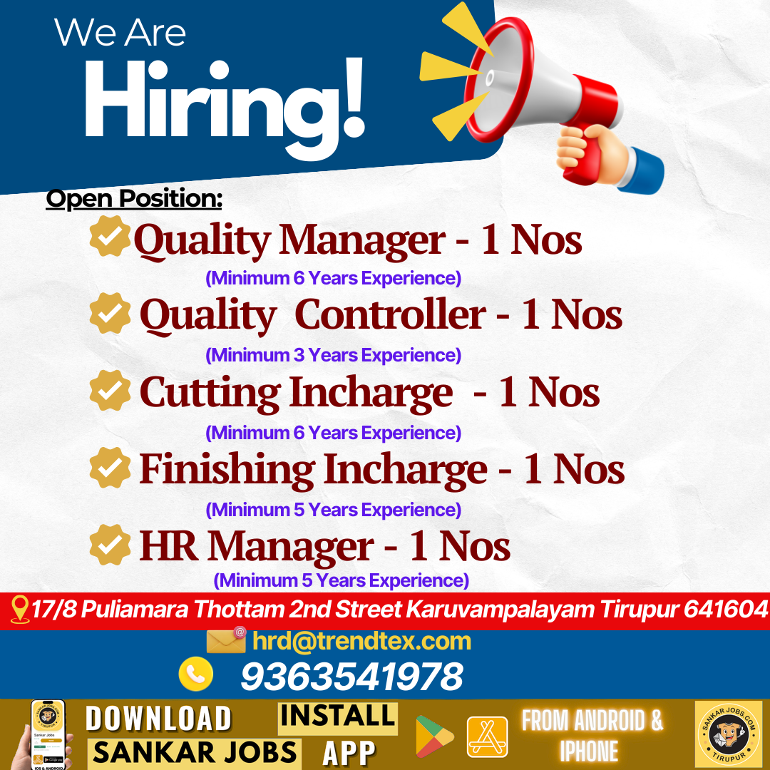 Garment Jobs