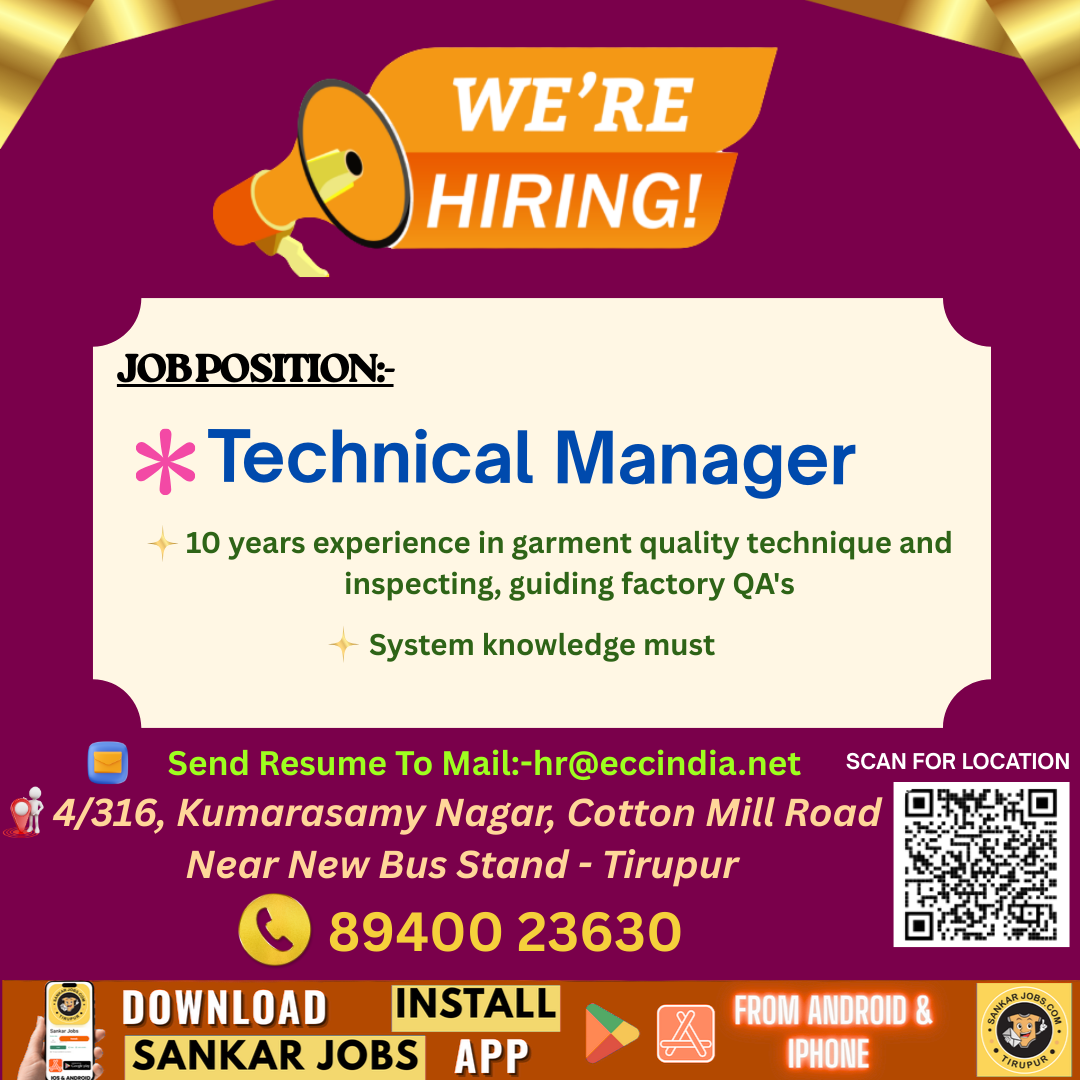 Garment Jobs