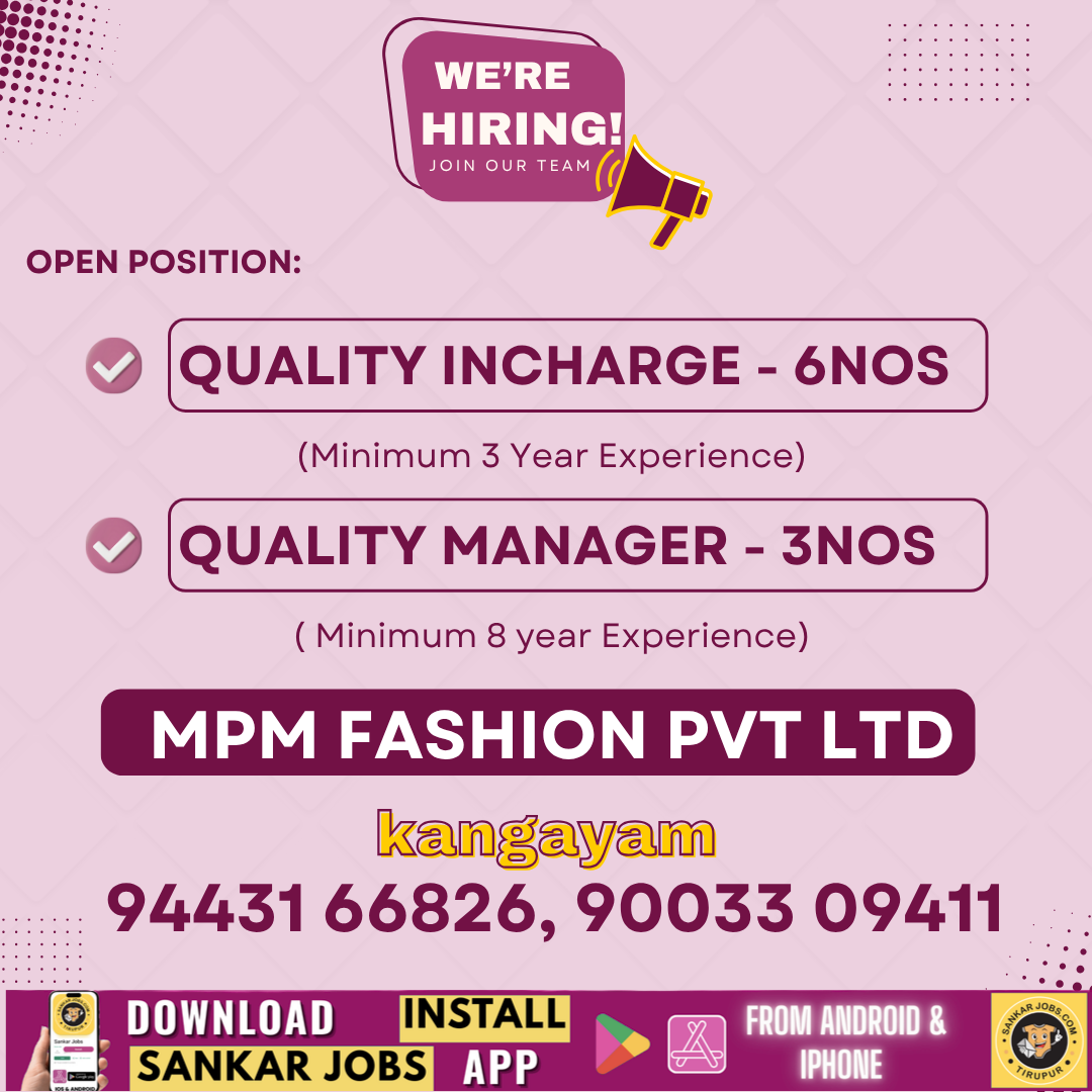 Garment Jobs