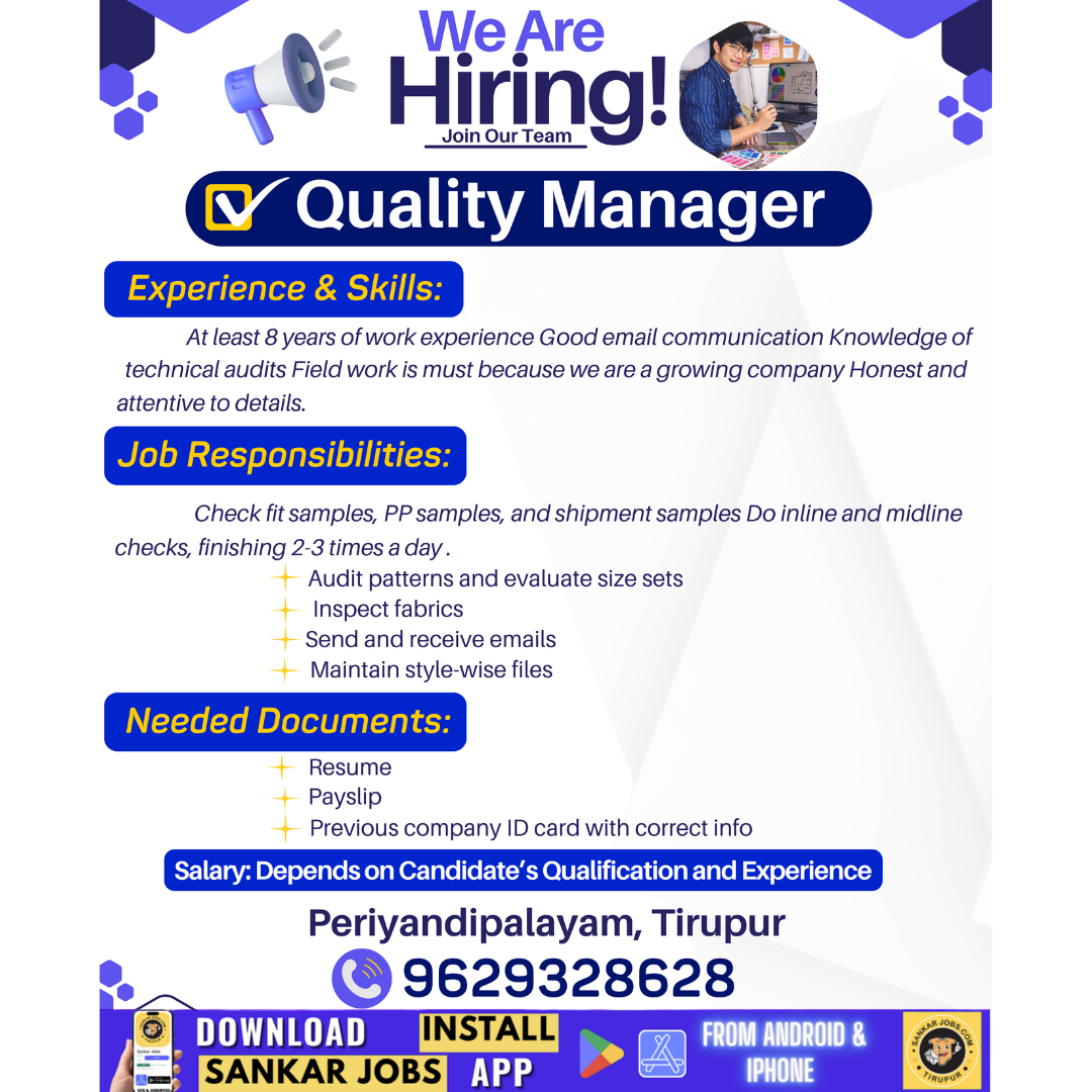 Garment Jobs