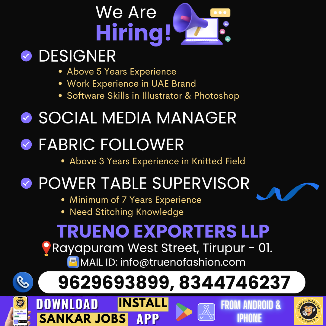 Garment Jobs
