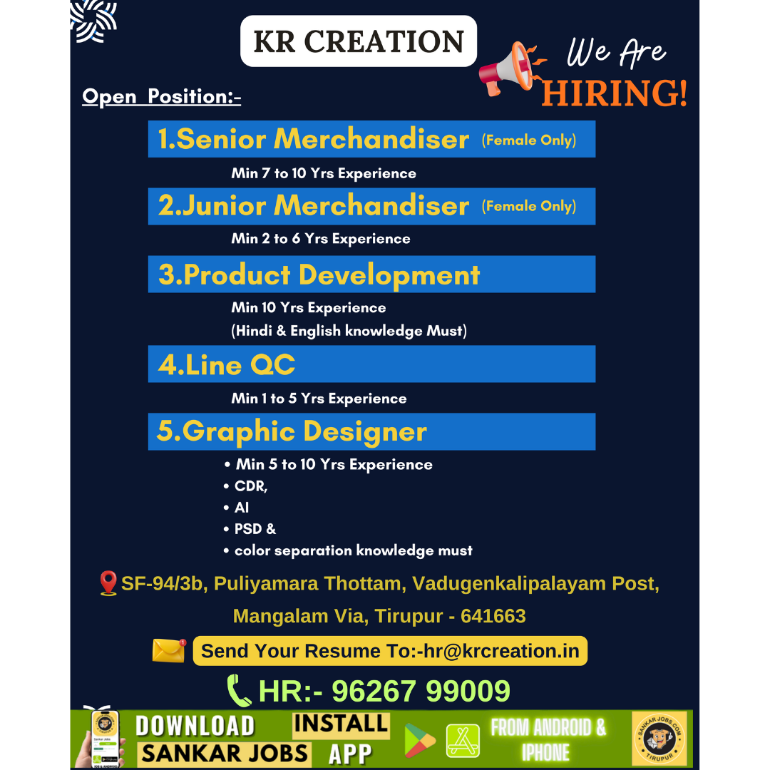 Garment Jobs