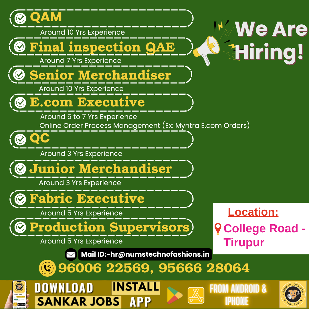 Garment Jobs